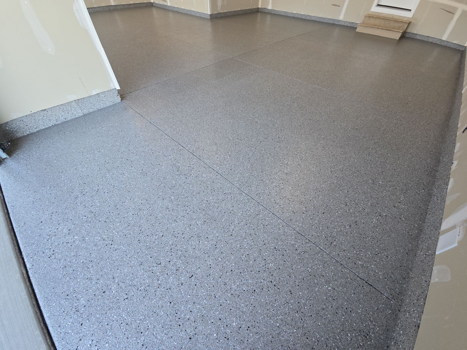 Garage Transformation using Shale Hybrid by Croc Coatings, LLC