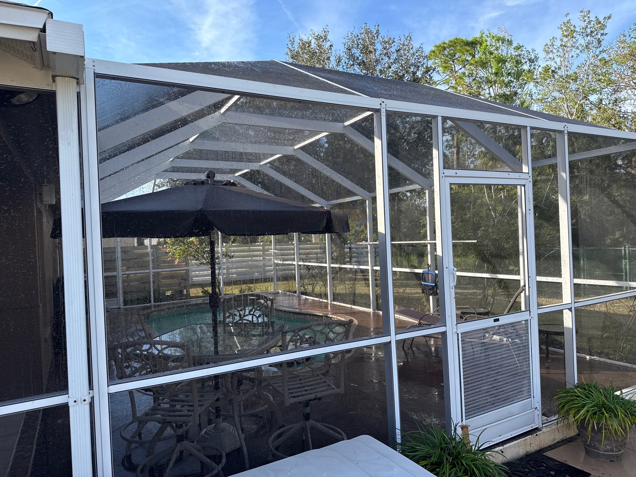 Driveway, Sidewalk, Street Curbing & Pool Screen Enclosure Cleaning in Regency Oaks, Palmetto, FL | Sunshine AquaWash by Sunshine AquaWash