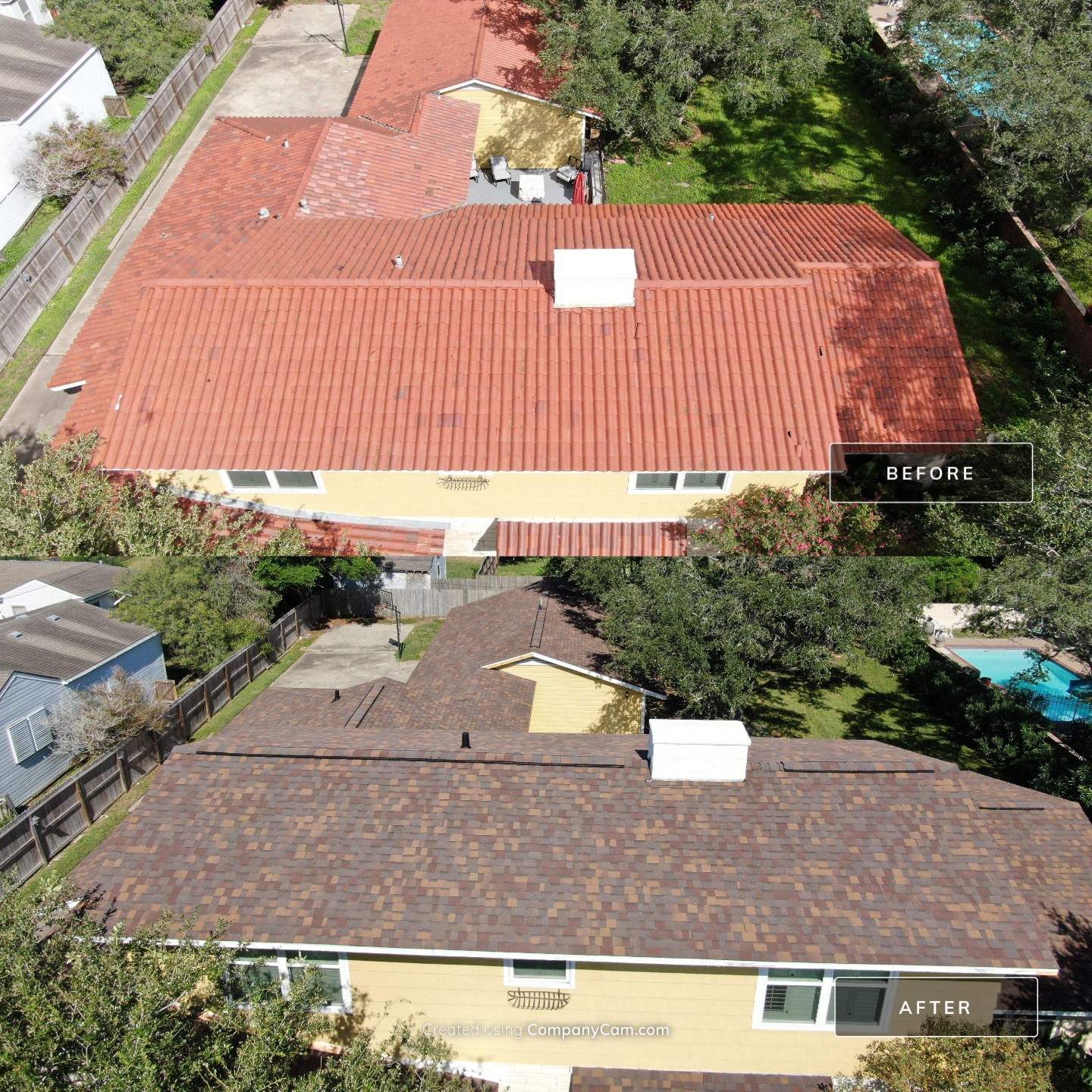 Tile off Bullet Proof on by Bayfront Roofing and Construction