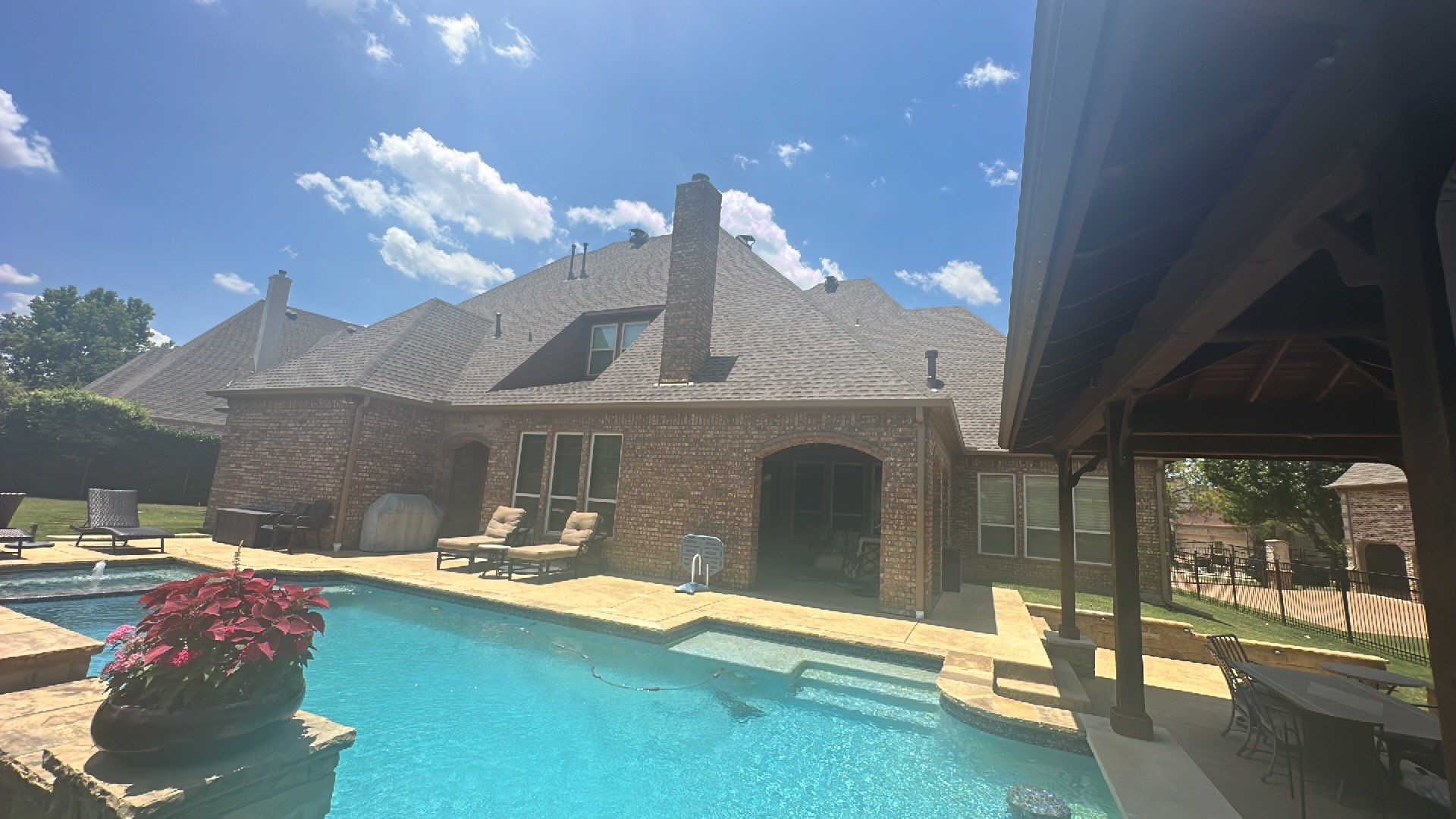 Beautiful Estate Remodel - Roof, Copper Gutters, Exterior Stain, Siding Replacement by First United Roofing & Construction
