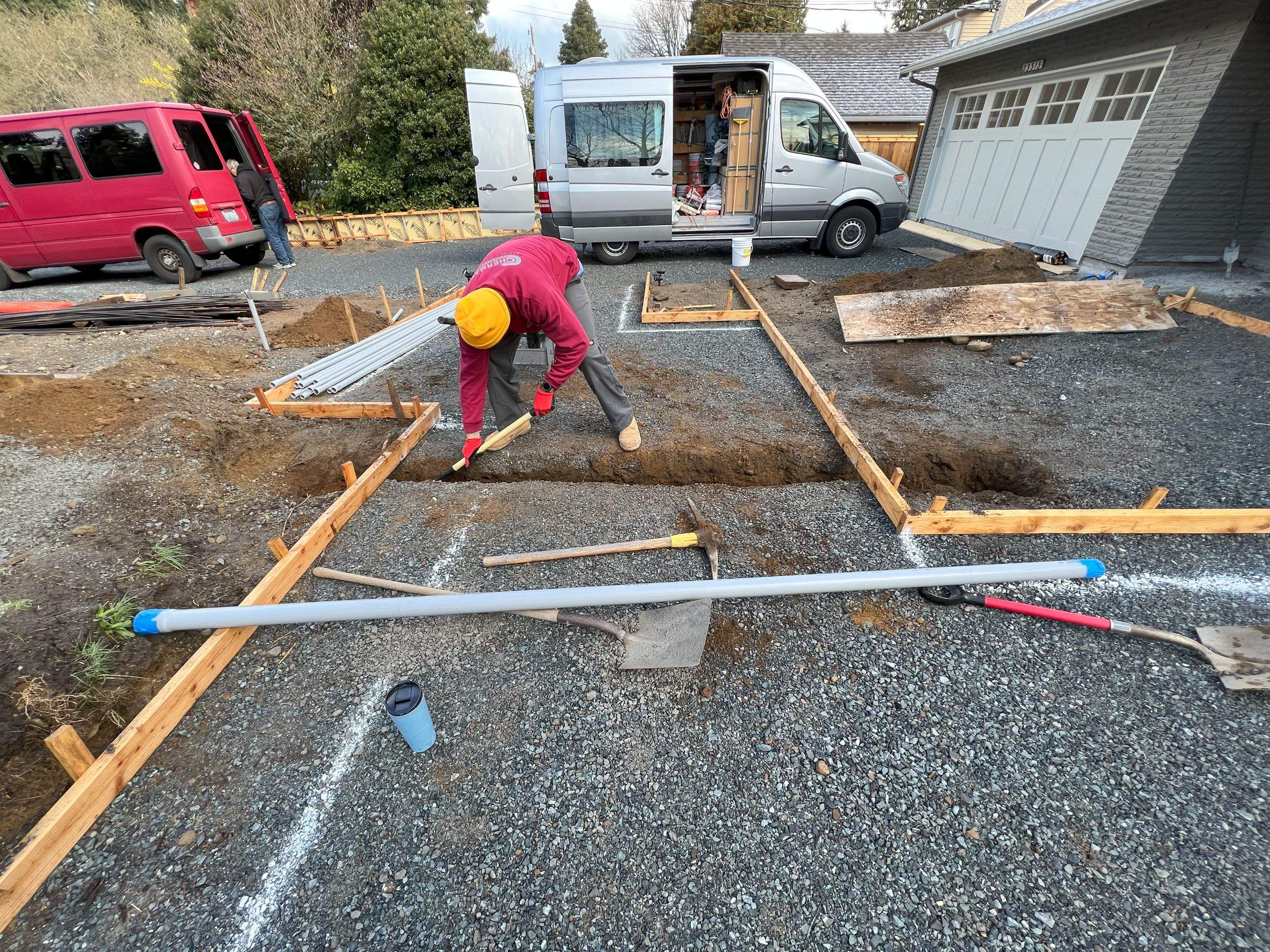 Concrete Driveway Makeover | Edmonds  by Jireh Asphalt & Concrete Inc 