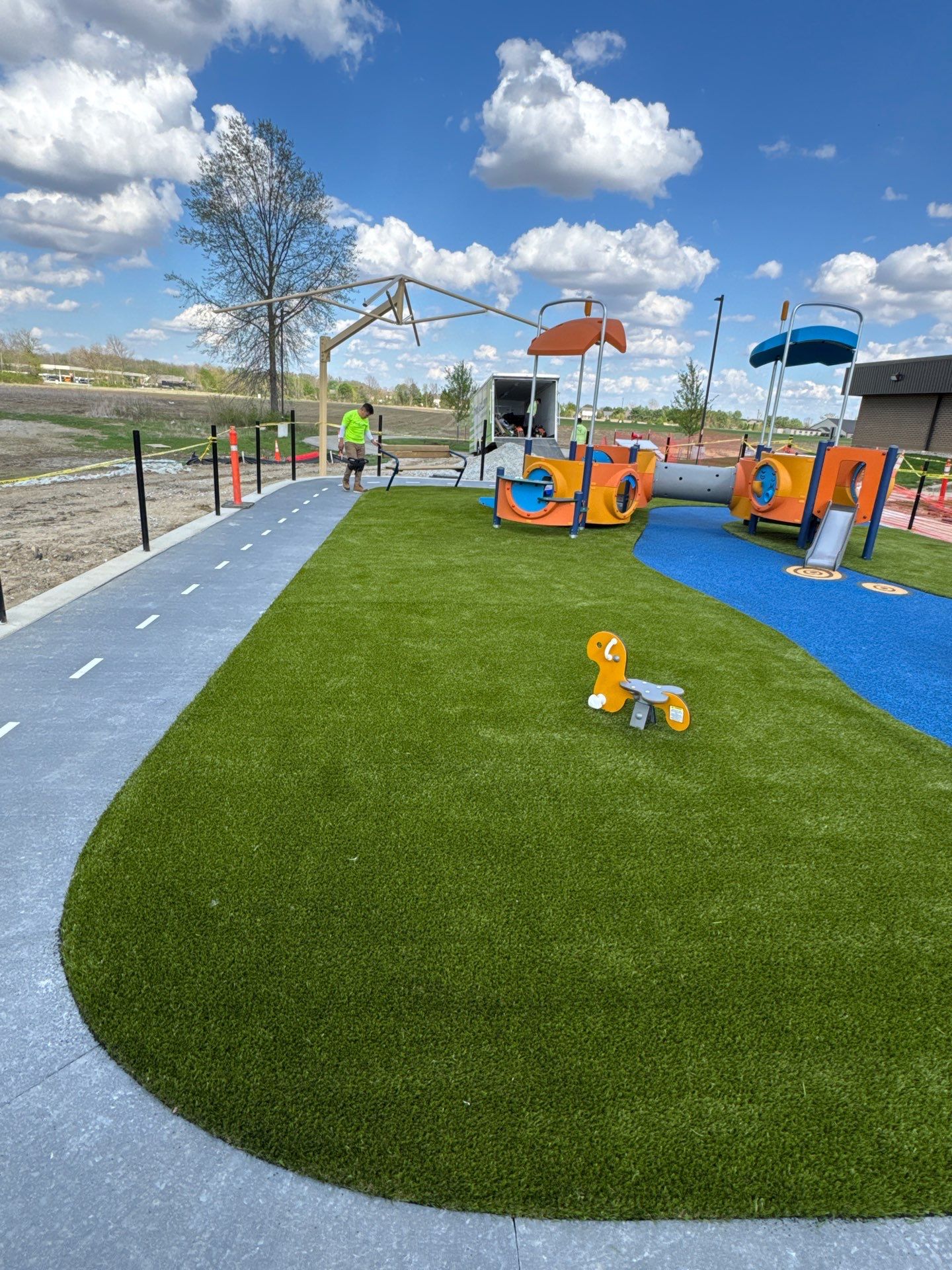 Mt Vernon PreK Playground Grass by ForeverLawn NEIN/INDY