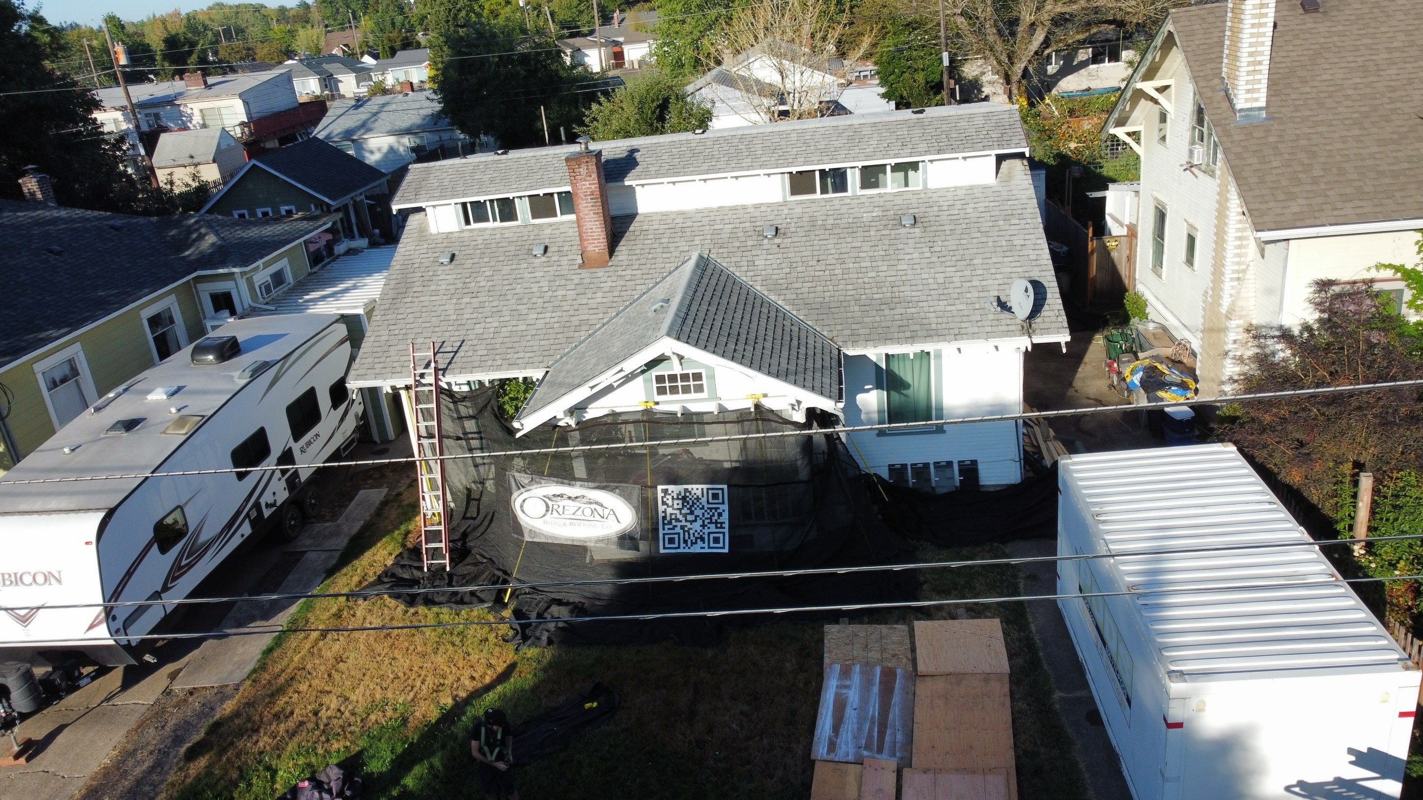 Residential Roofing Installation using IKO Dynasty (Color: Summit Grey) by Orezona Building & Roofing Company, Inc.