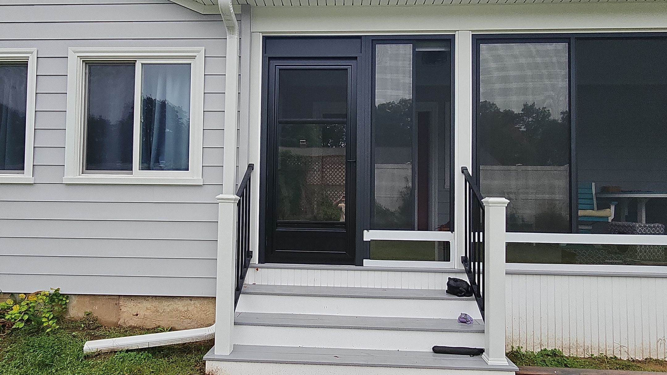 Porch remodel with Summer Space Enclosure by DiGiorgi Roofing and Siding Inc