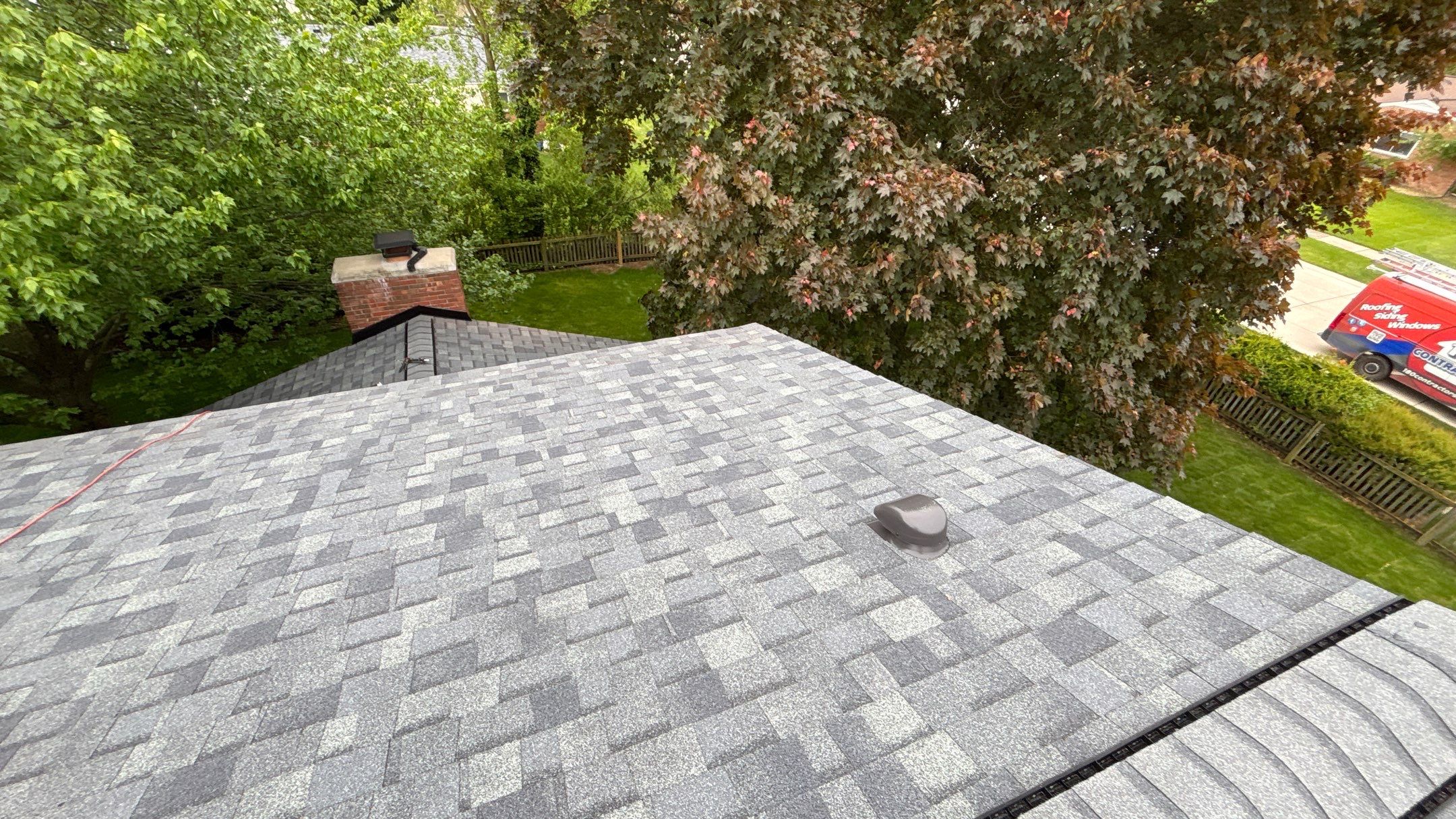 Roof Replacement using Owens Corning Estate Gray by 180 Contractors