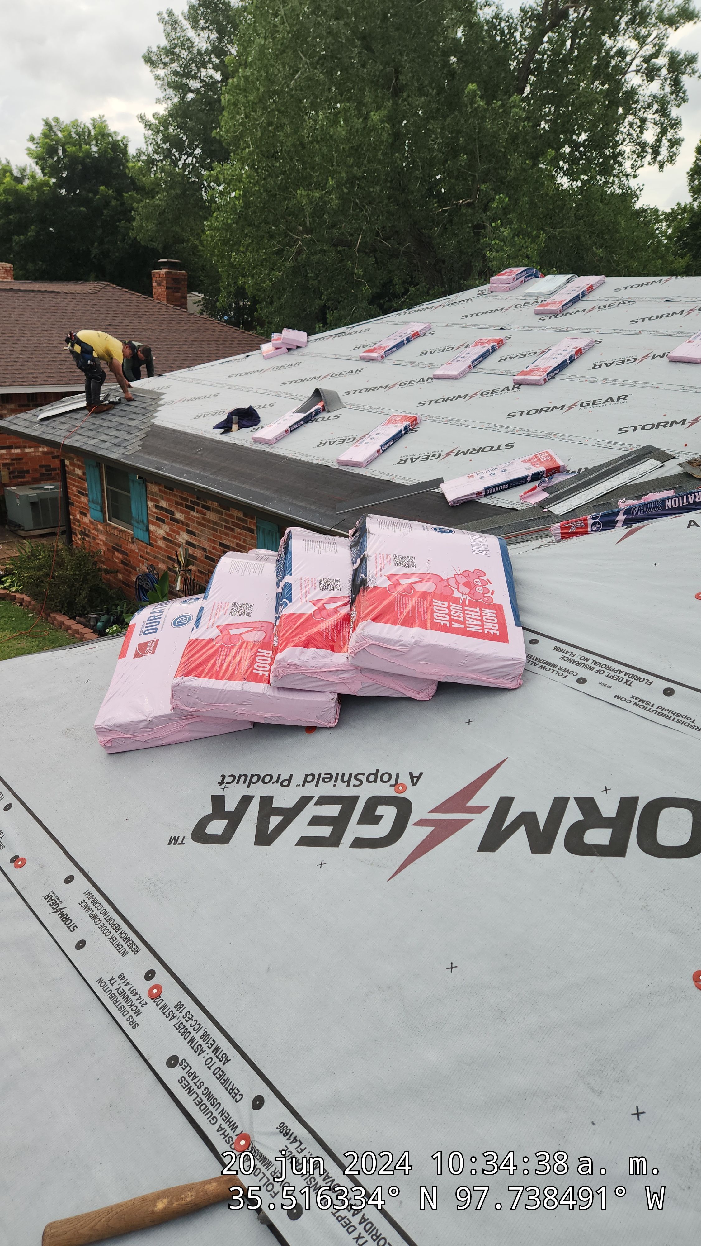 Residential Roofing Installation using Owens Corning by Castillo Roofing