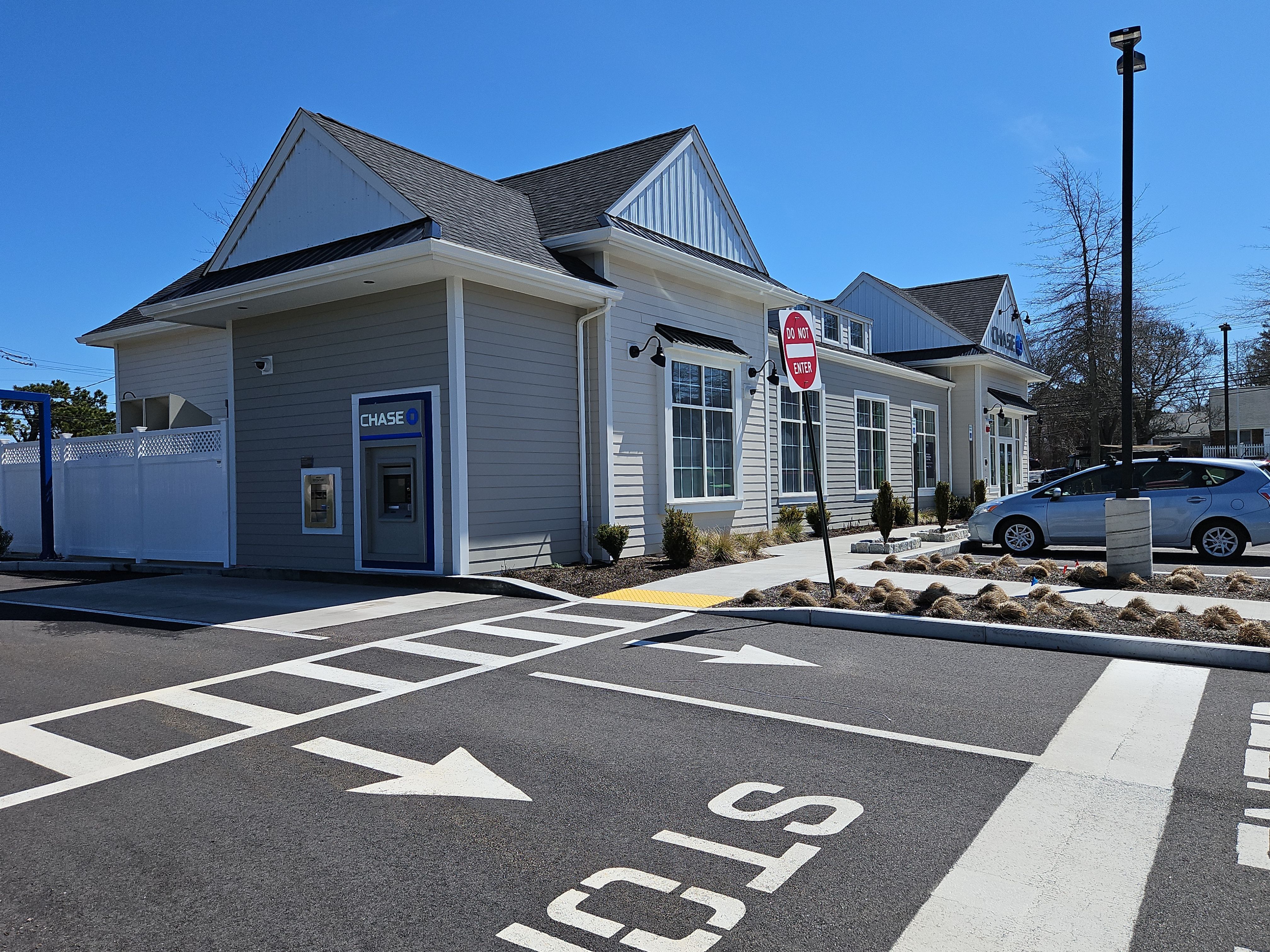 Gutter Installation using 6" K-Style Aluminum Gutter on Chase Bank in Orleans, MA by Gutter Pro Enterprises