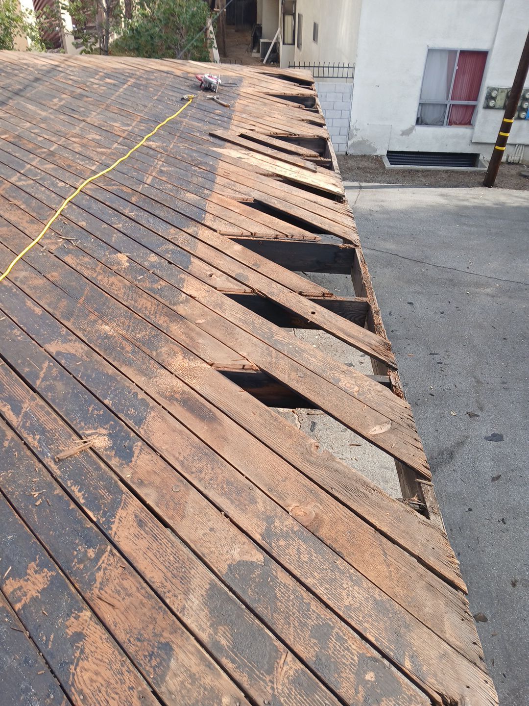 Carport Modified Bitumen Installation using ASC Modified Bitumen Roofing System by Hull Brothers Roofing