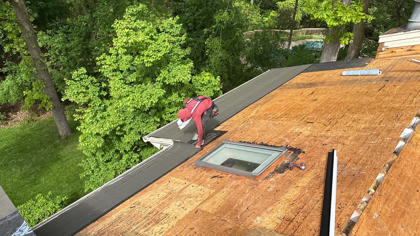 Roof Replacement using Owens Corning Desert Rose by 180 Contractors