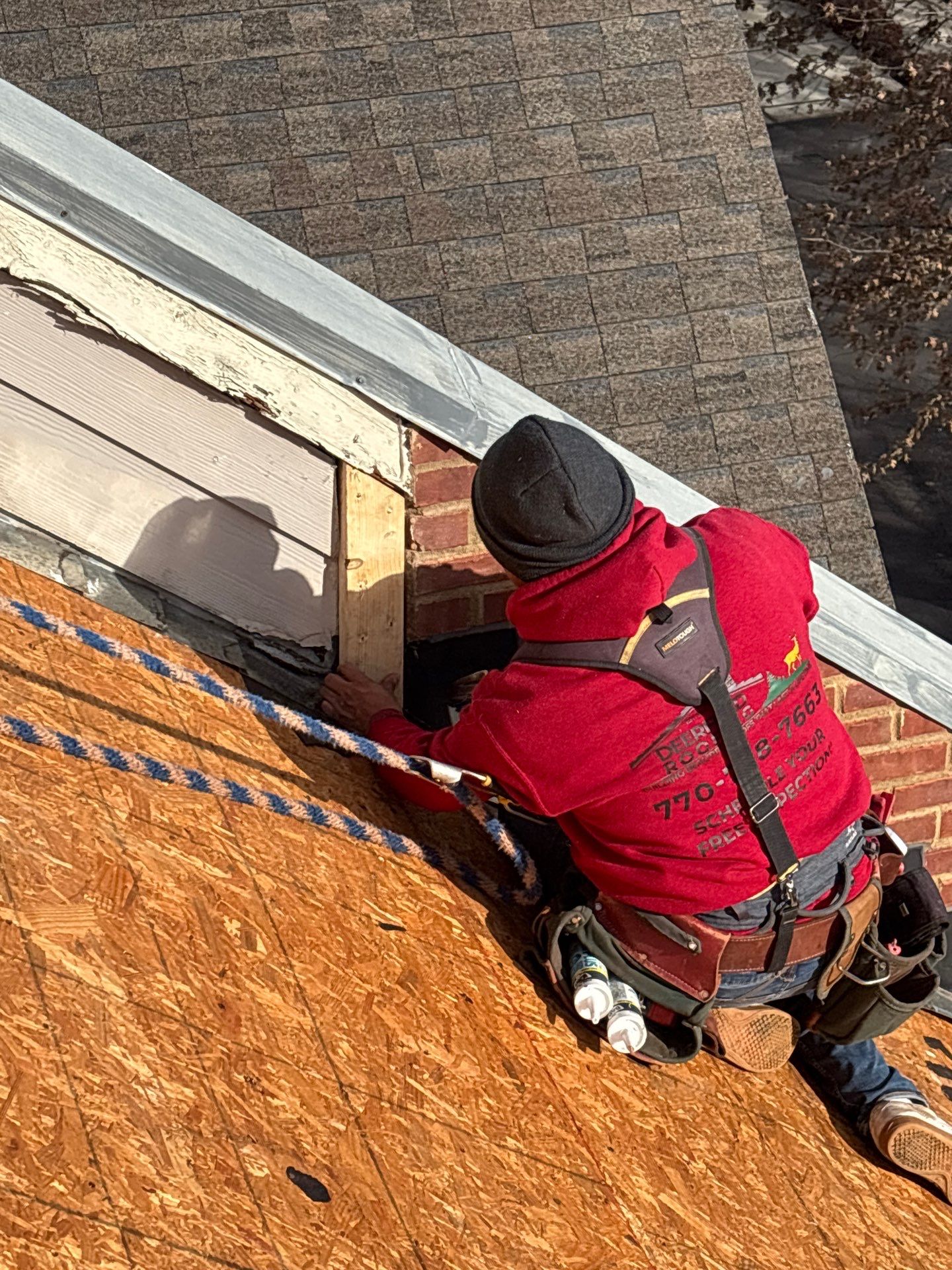 Roof replacement by Deerfield Roofing LLC