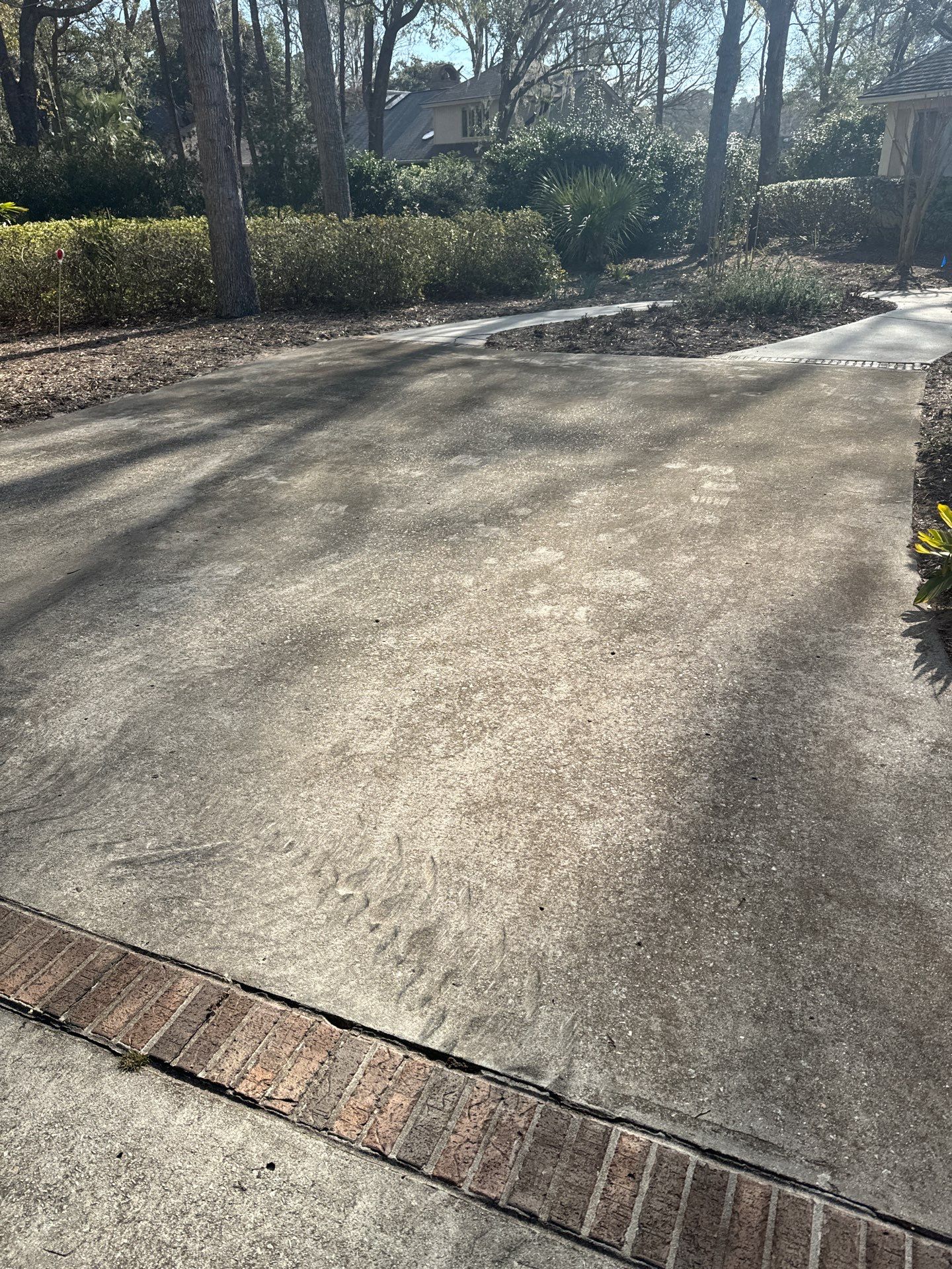 Custom Concrete Driveway and Walkway Replacement in Hilton Head Island by Lowcountry Scapes, LLC