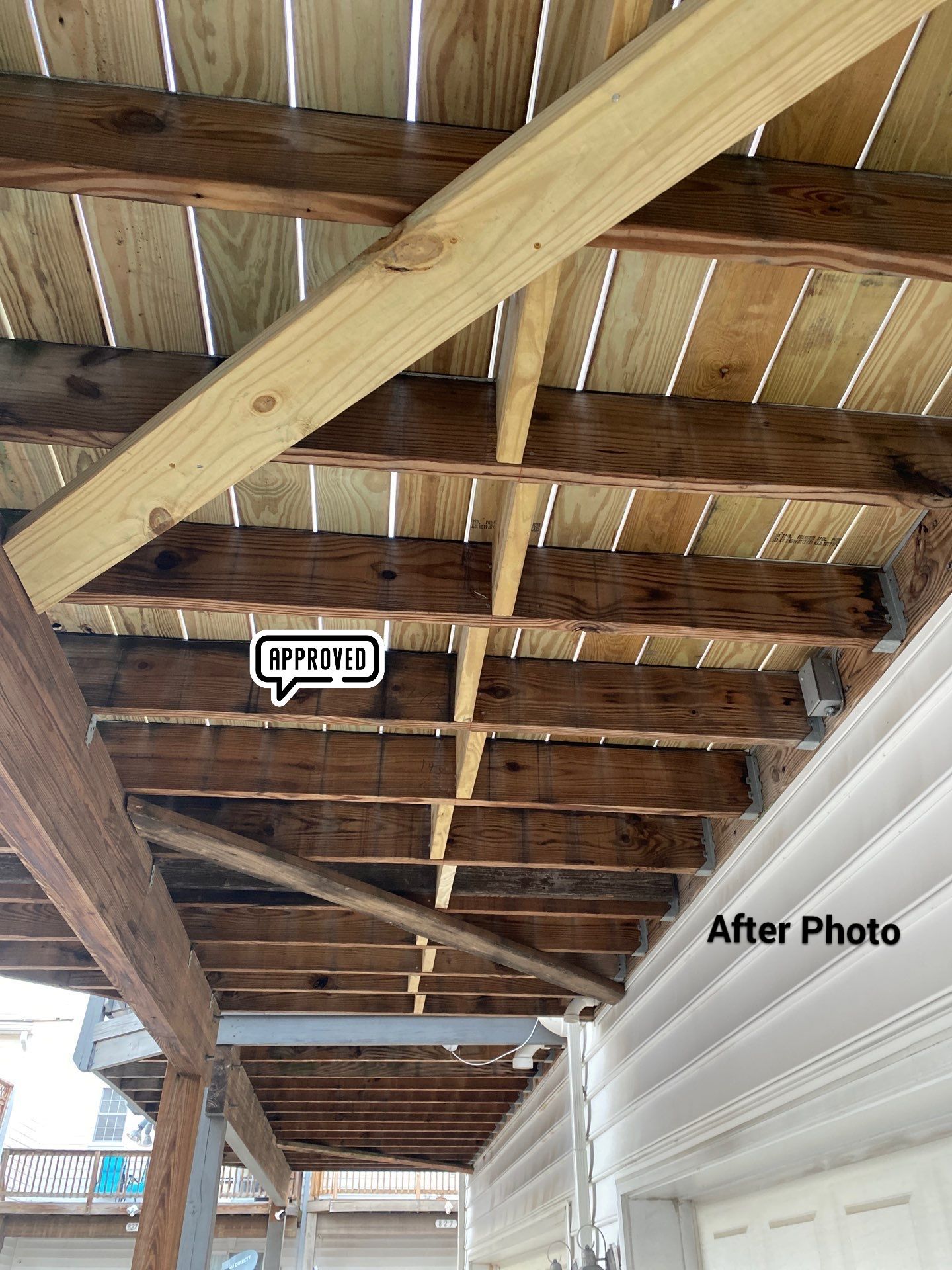 Deck Repair, New steps, New Paint job  by Alpha Design Services