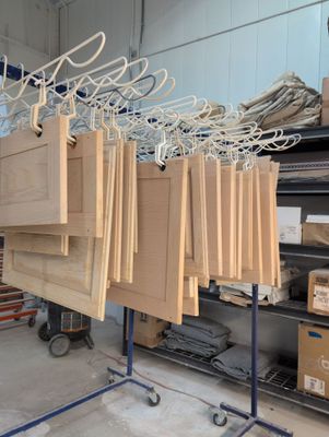 Kitchen Cabinet Refinishing and Hardware Upgrade in White Lake