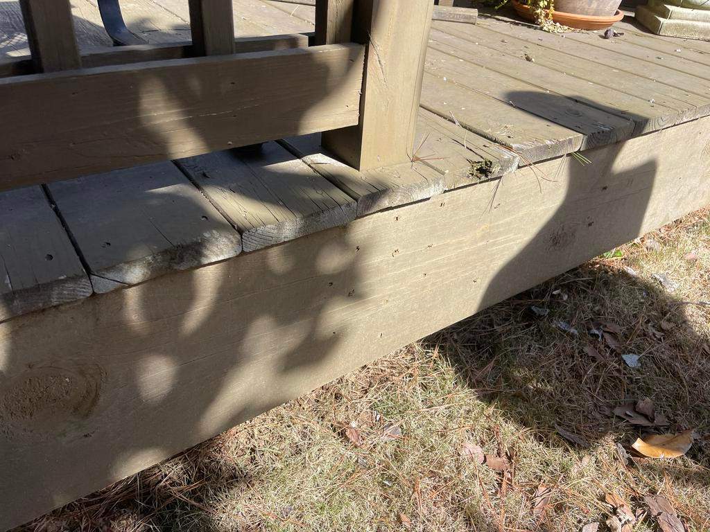 Wood Deck Resurface with Privacy Wall in Buckhead, GA by Nelson Exteriors