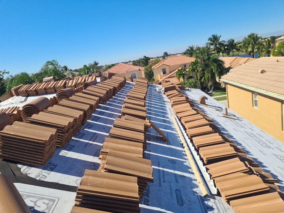 Residential Roofing Installation using Eagle Roofing Tile by BLUES BROTHERS ROOFING