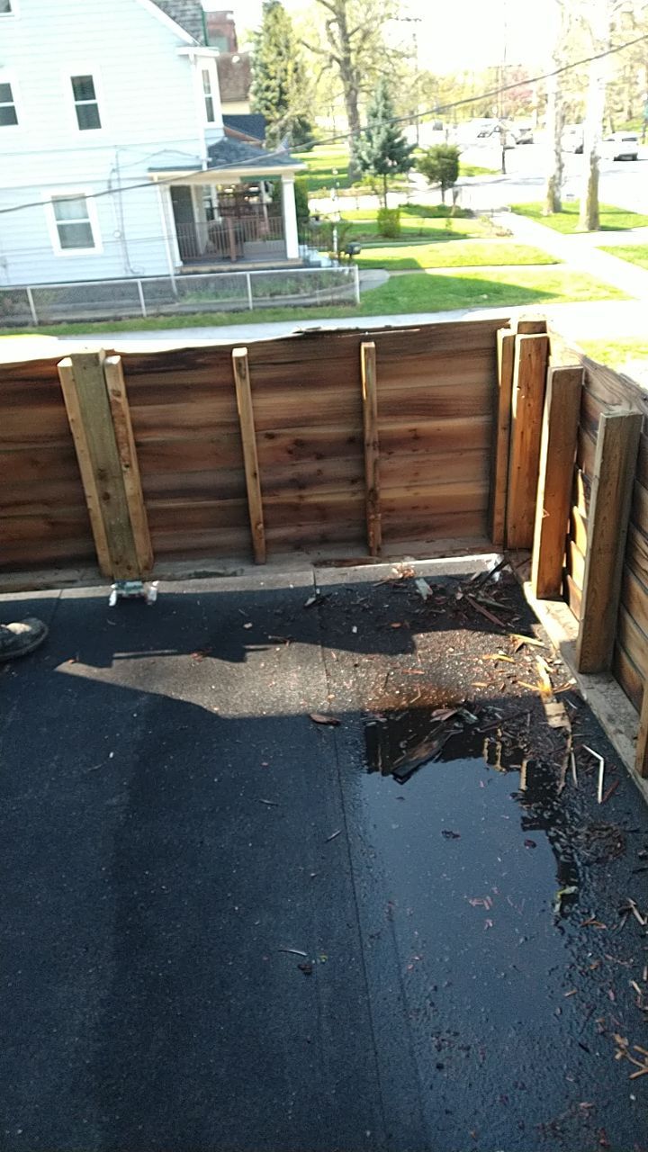Roof Damage using structual repair and remodel by Absolute Roofing and Construction