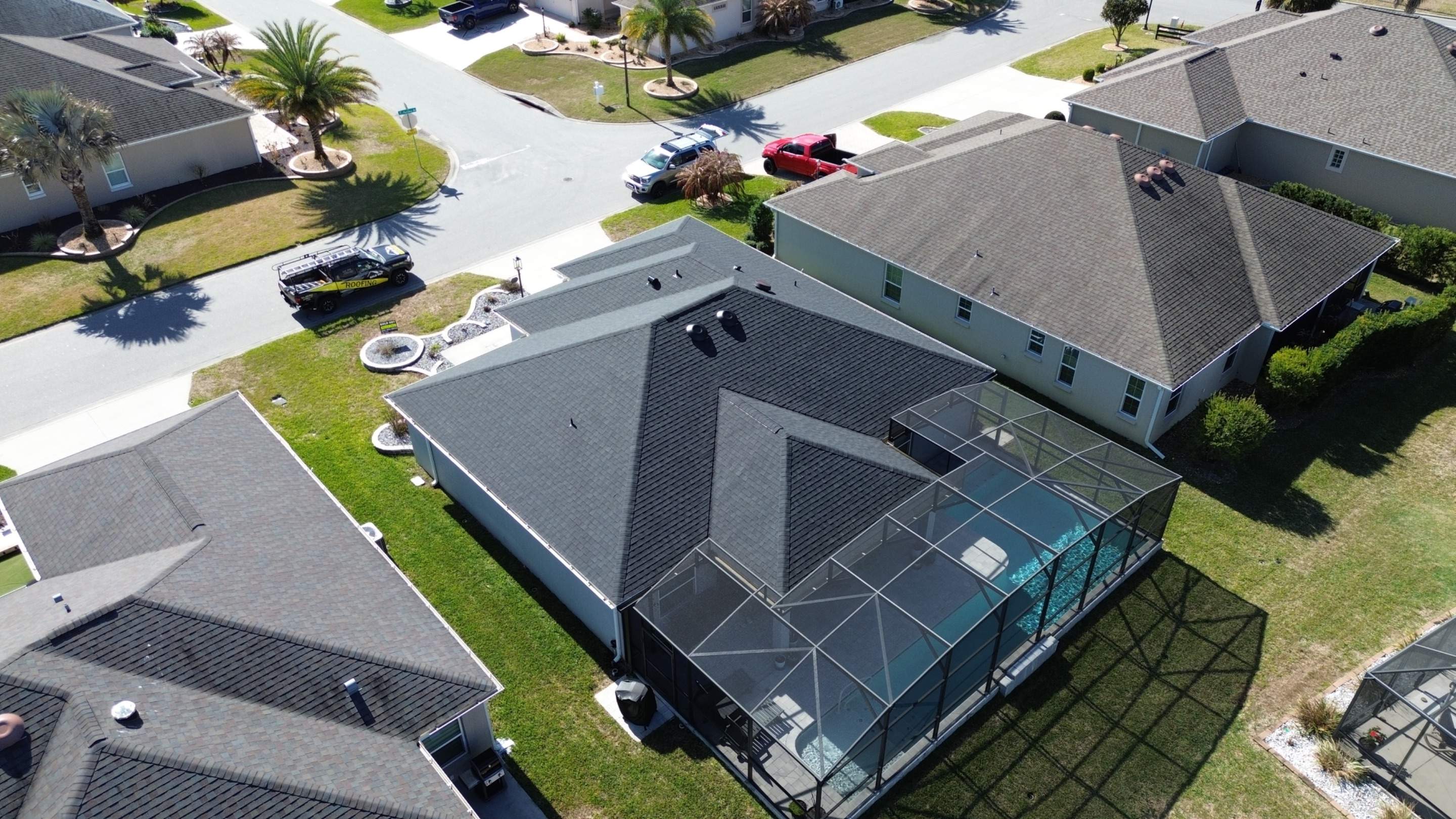Residential reroof in The Villages FL by Gold Key Roofing