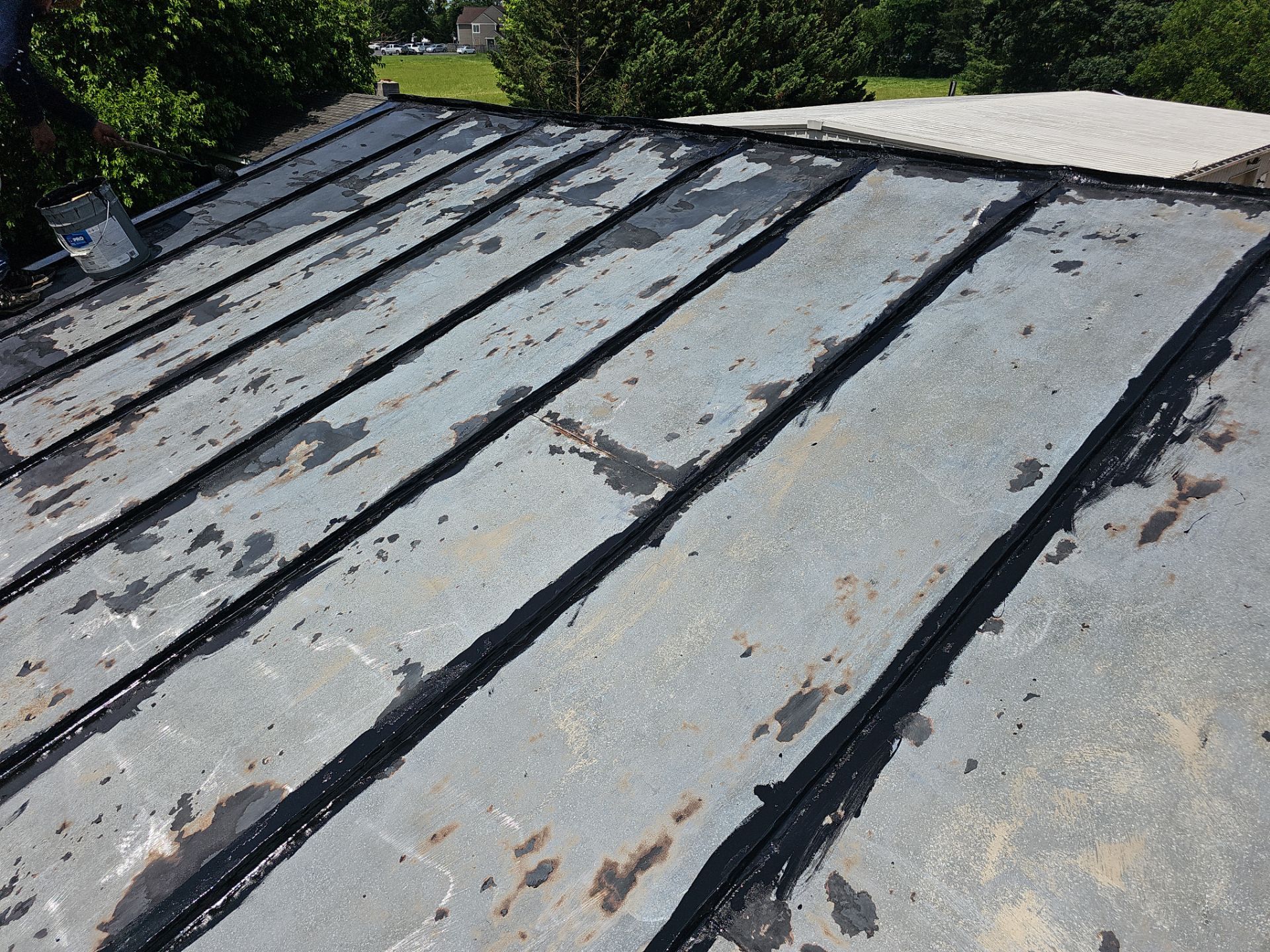 Metal Roof Repair by Winchester Roofing