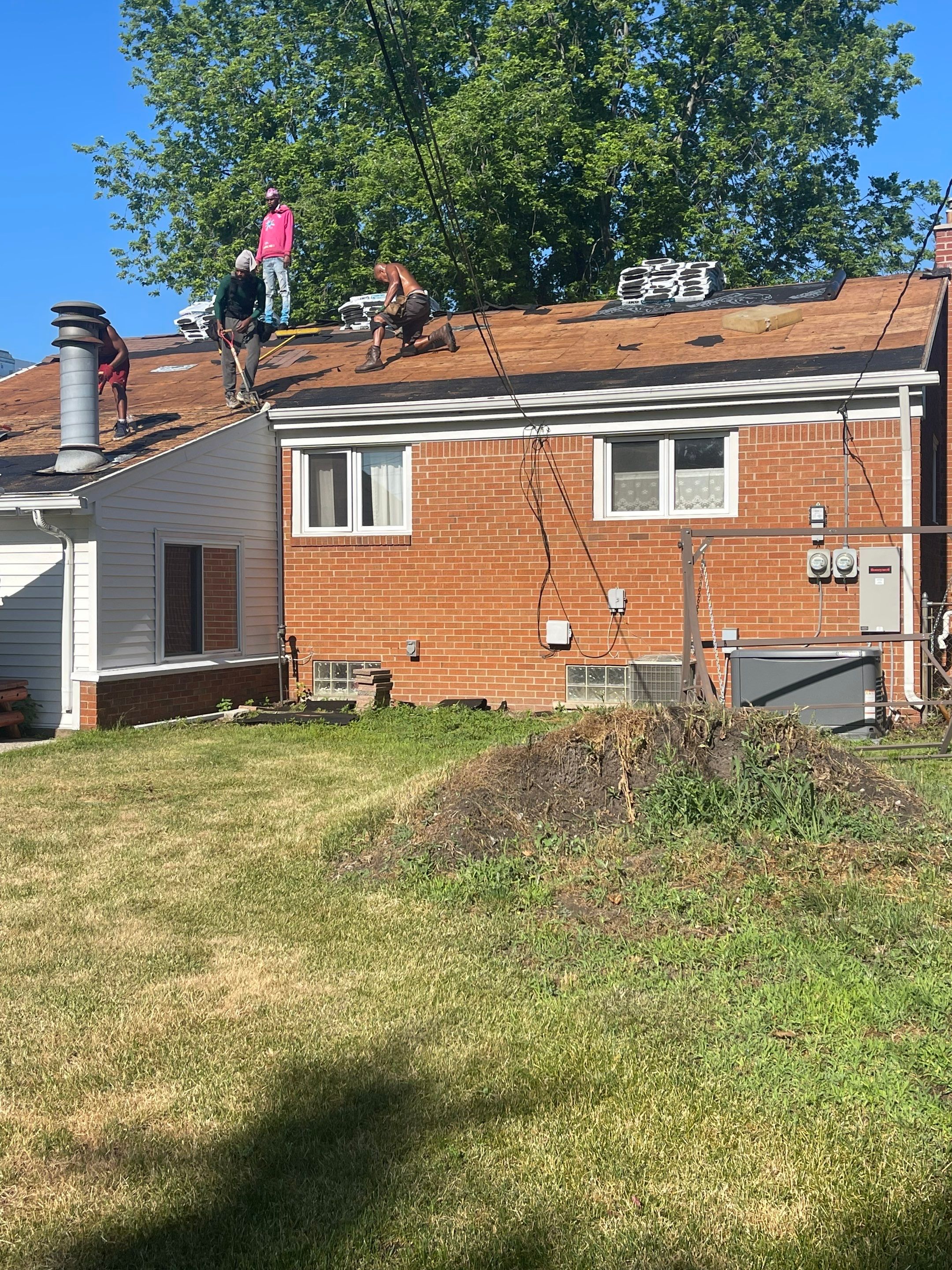Residential Roofing Installation using IKO Dual Black by JNR Roofing LLC