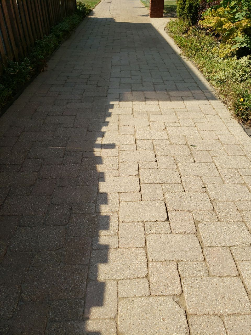 Brick paver clean, sand and seal.  using Surebond SB-1300 by Northern Power Washing LLC.