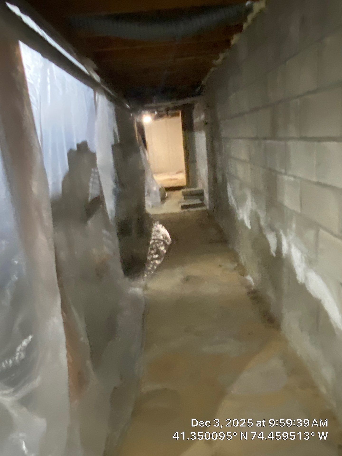Basement Exterior Walls using Closed Cell Spray Foam by NYS Foam & Energy