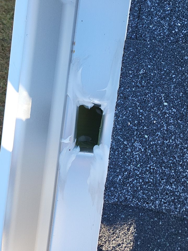 Gutter Installation using K-Style Seamless Gutters by Gutter Professors