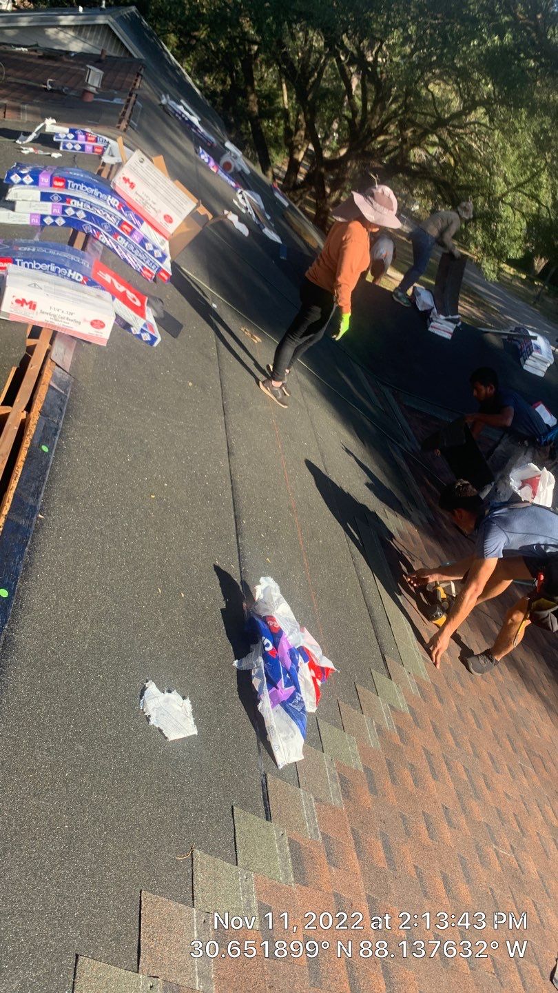 Residential Roofing Installation using Roof Replacement by American Roofing & Construction LLC