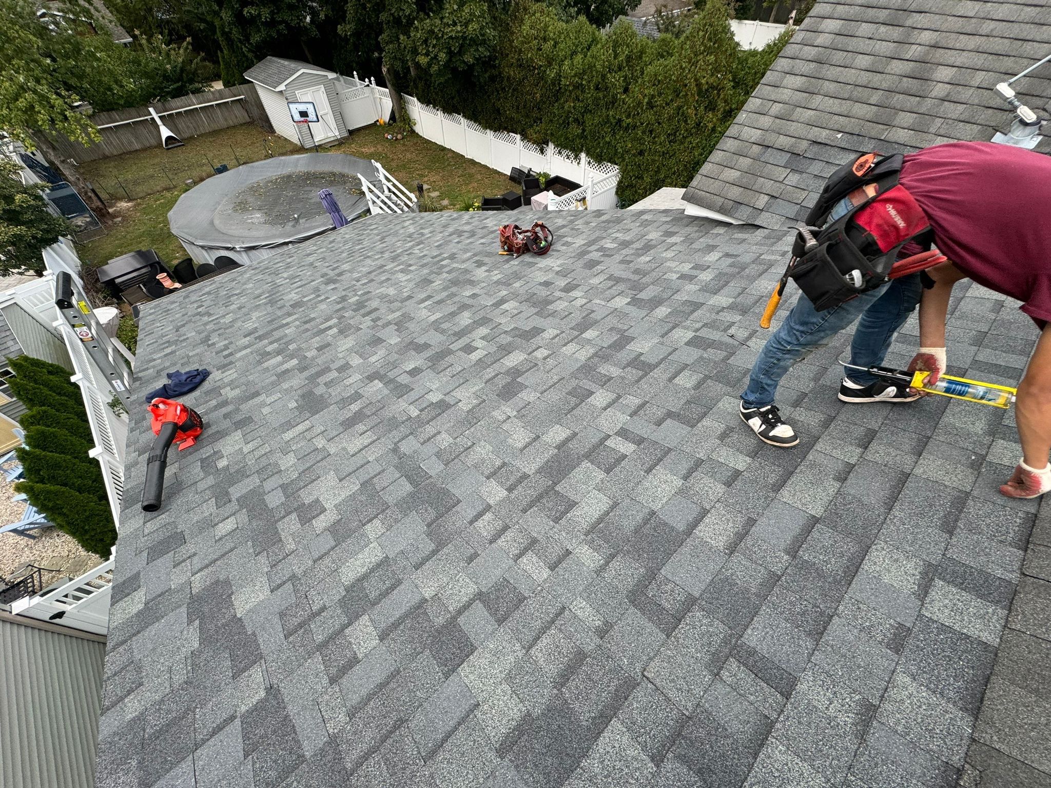 Quarry Gray Shingles by Reimagine Roofing