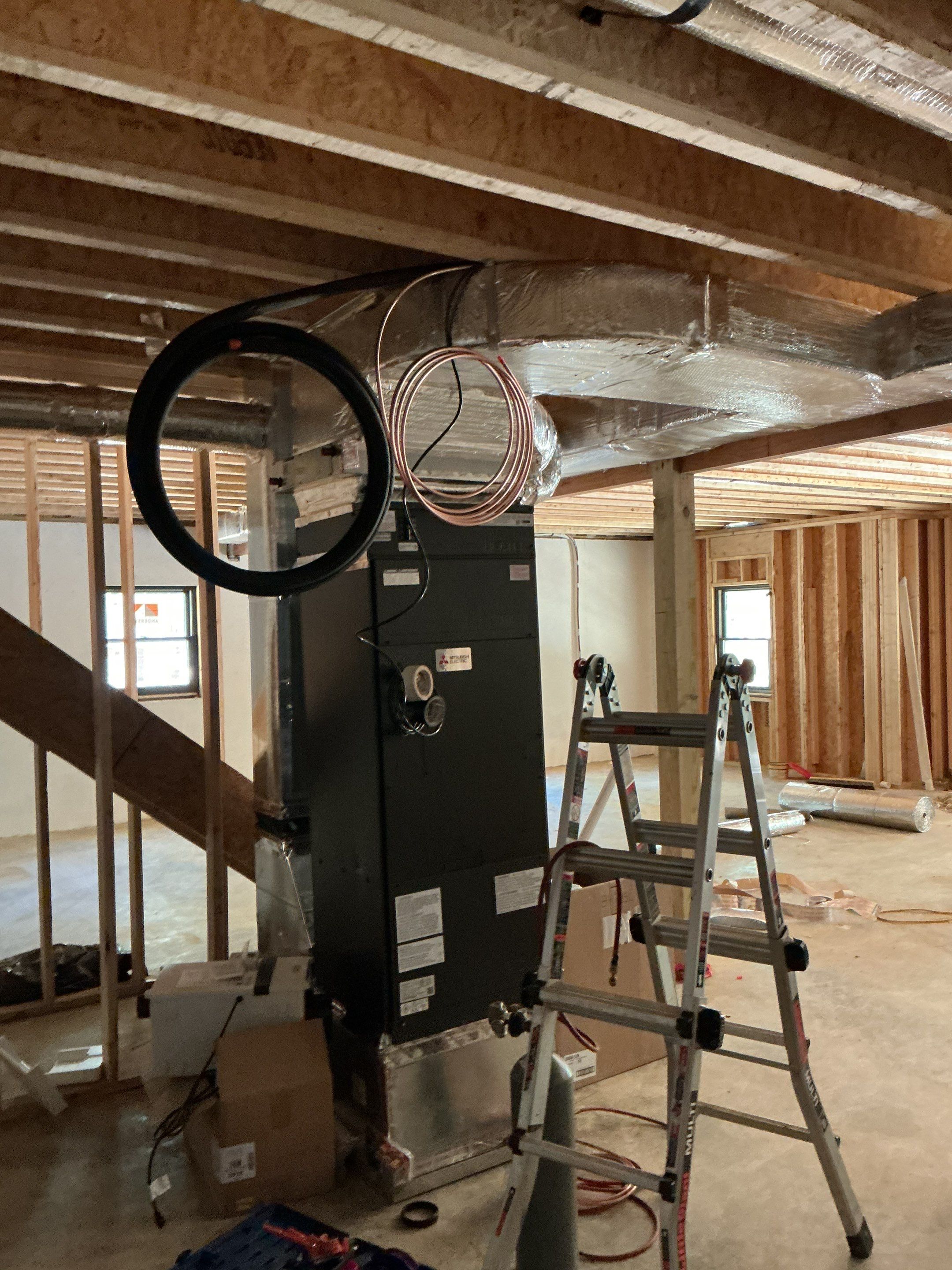 New Construction install in Winchester by Elemental Heating and air conditioning LLC