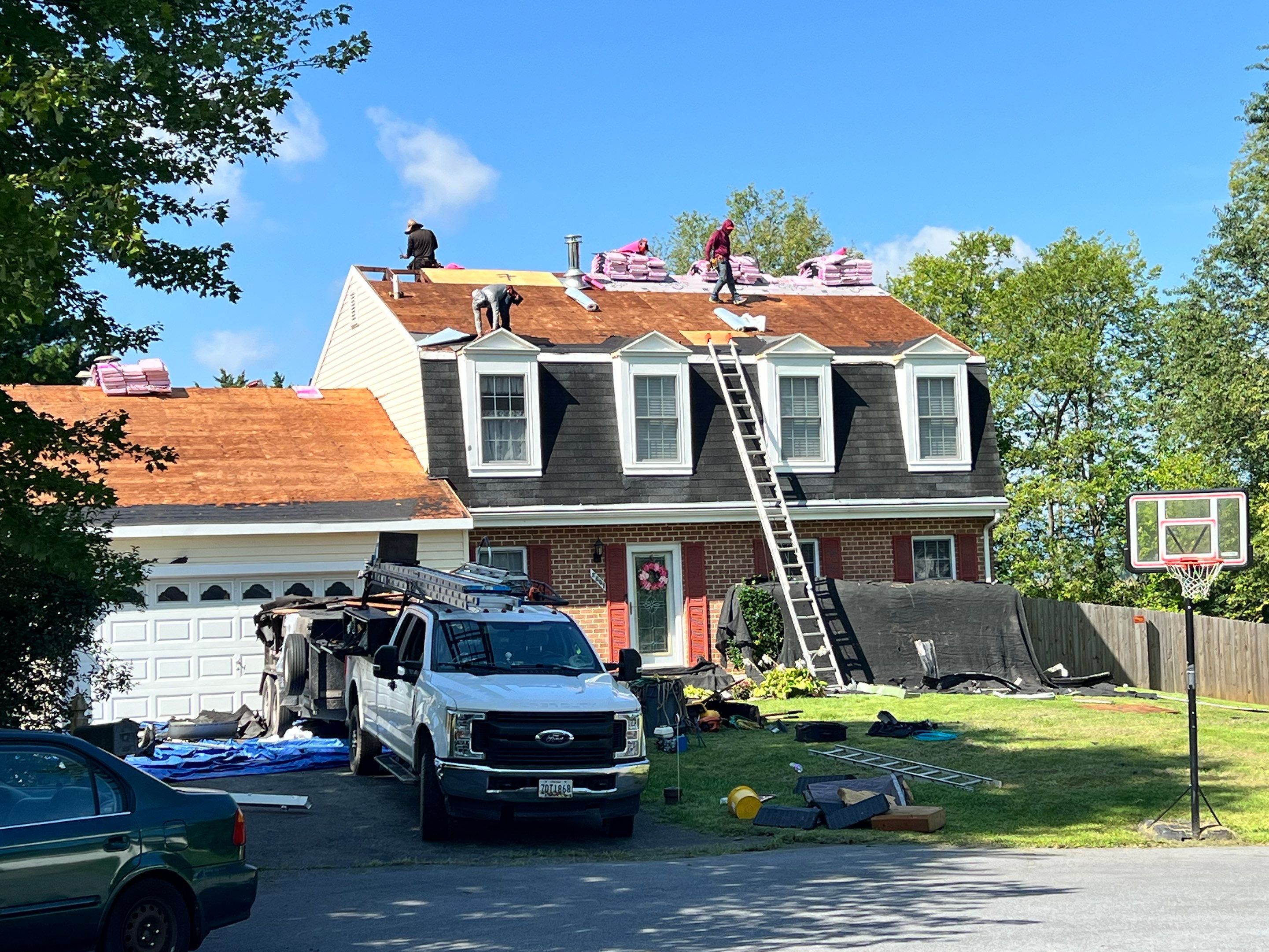 Architectural Shingle Roof Replacement and Decking Repair in Walkersville by Frederick Roof Repair