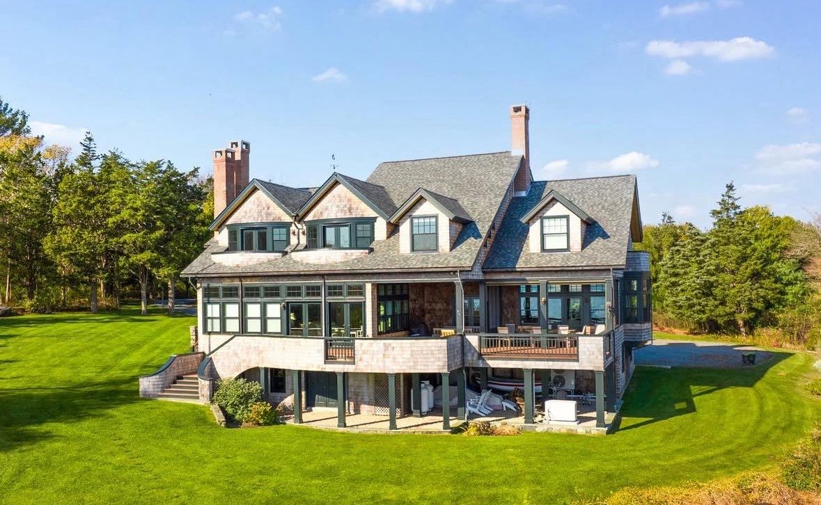 Waterfront Roof Replacement - Mackerel Cove, Jamestown, RI  by Rinaldi Brothers