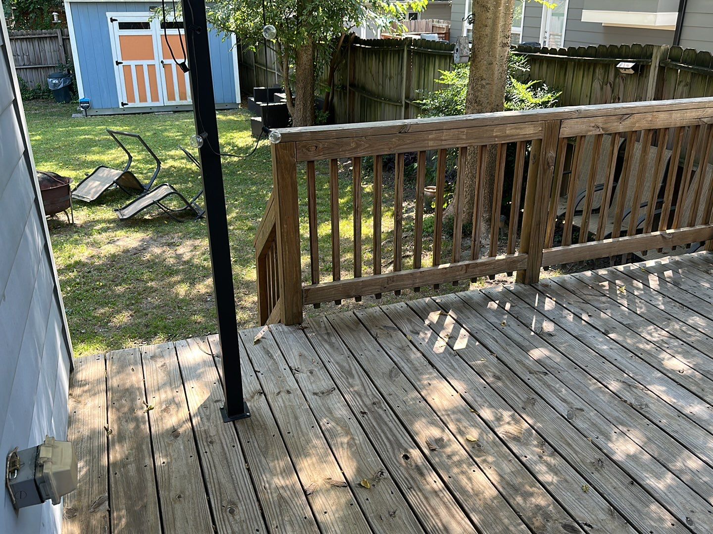 Weathered Deck using Wood Sealant by DuraSeal
