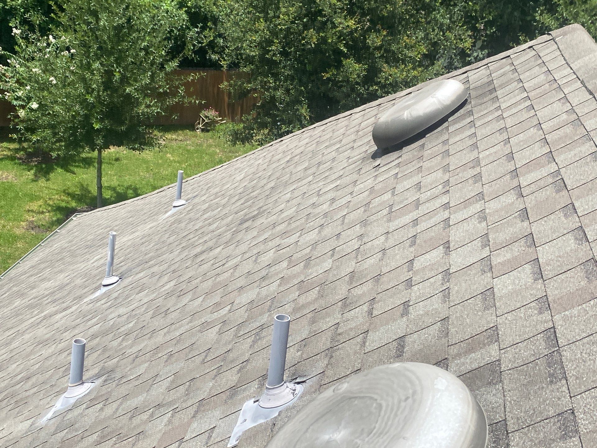Hail Damage using Owen's Corning Duration (Lifetime) Shingles by Roof Repair Company