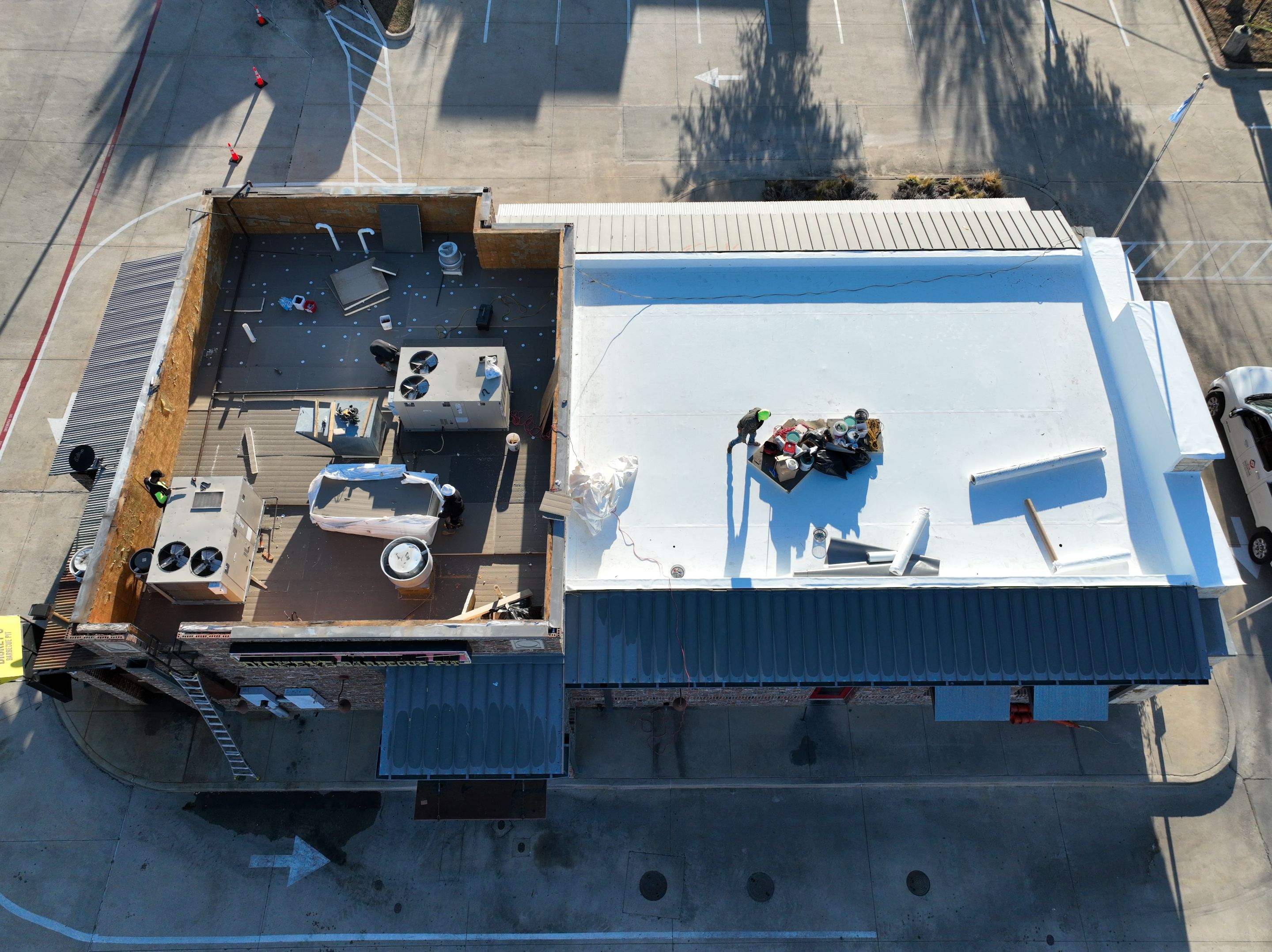 TPO Commercial Roofing Installation by 3:16 Roofing and Construction