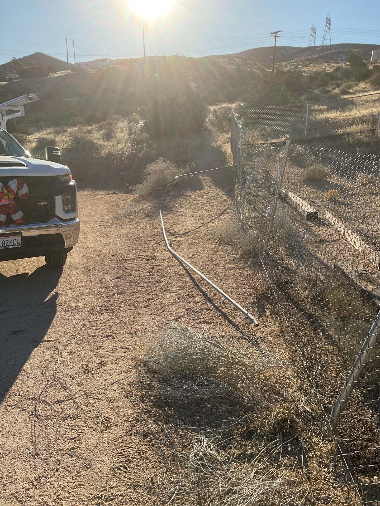 Fence Repair using chain -link by Fence Guys Inc. 