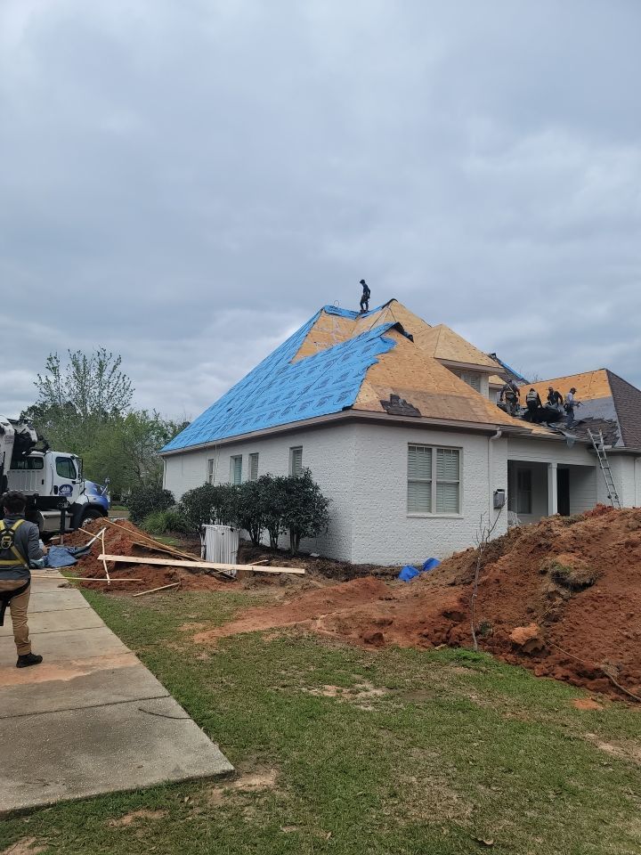 Residential Roofing Installation using Roof Replacement by American Roofing & Construction LLC