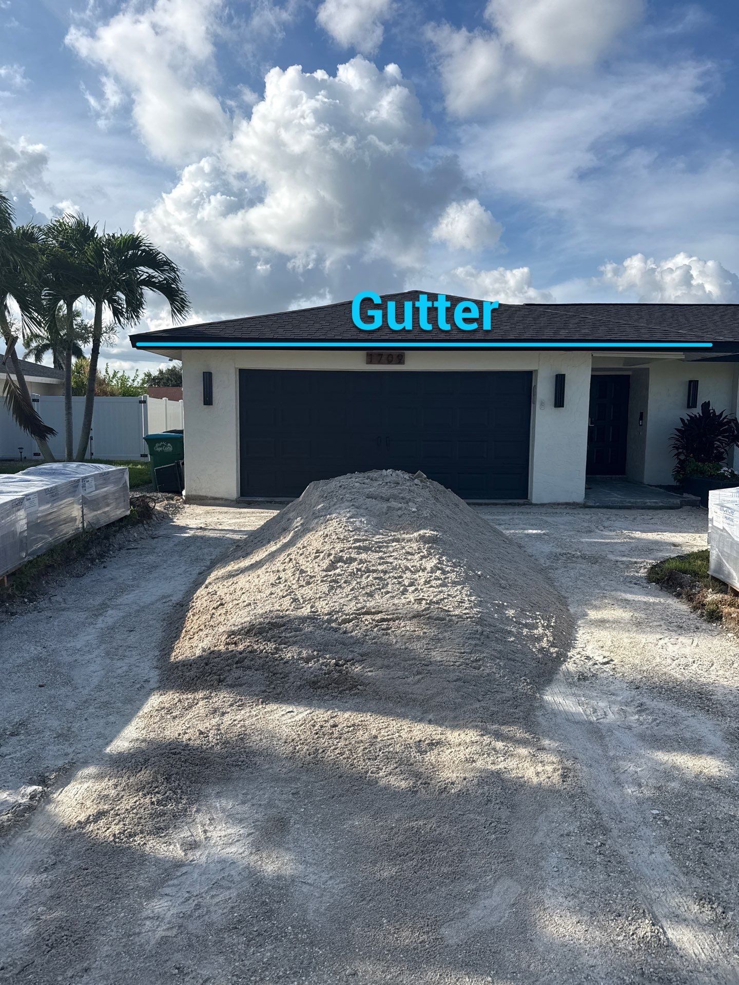 6 Inch Seamless Gutters using Musket Brown Seamless Gutters in Cape Coral FL by Gutter Professors