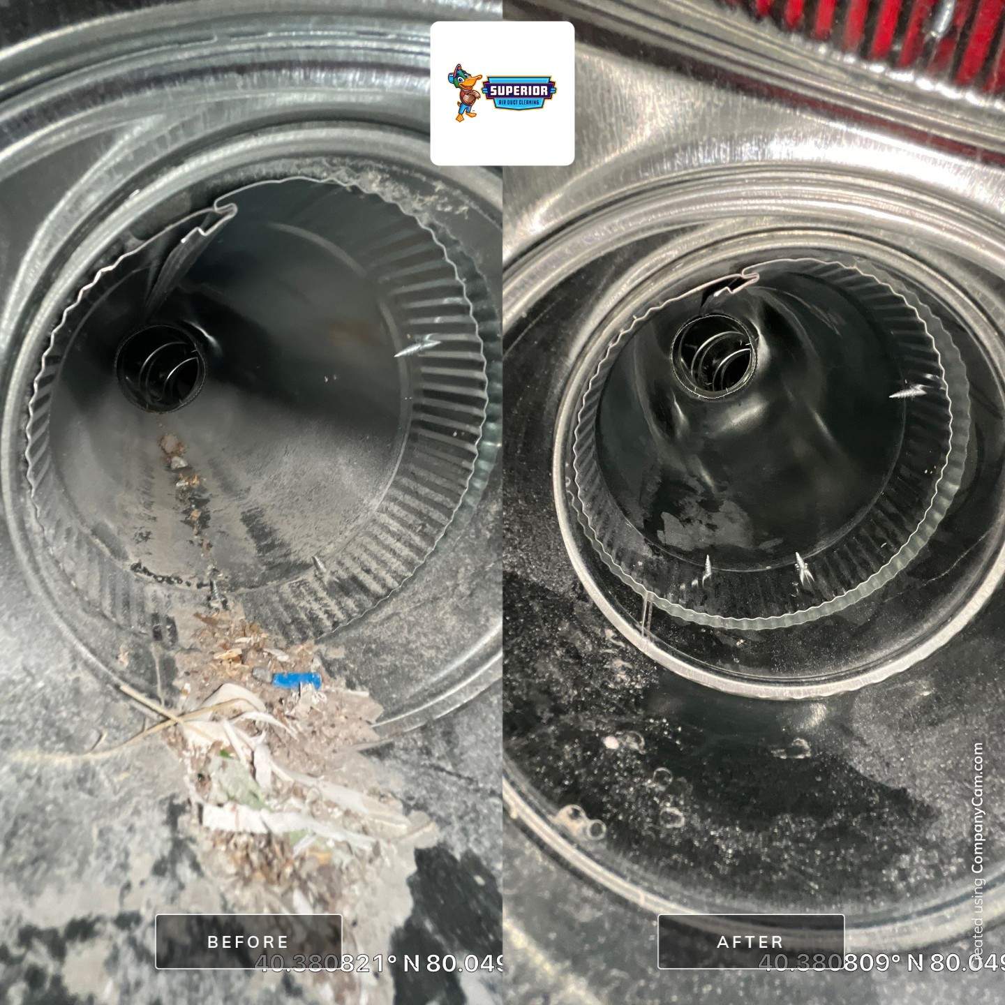 Air Duct Cleaning With a Vacuum Truck in Mt. Lebanon, PA by Superior Air Duct Cleaning