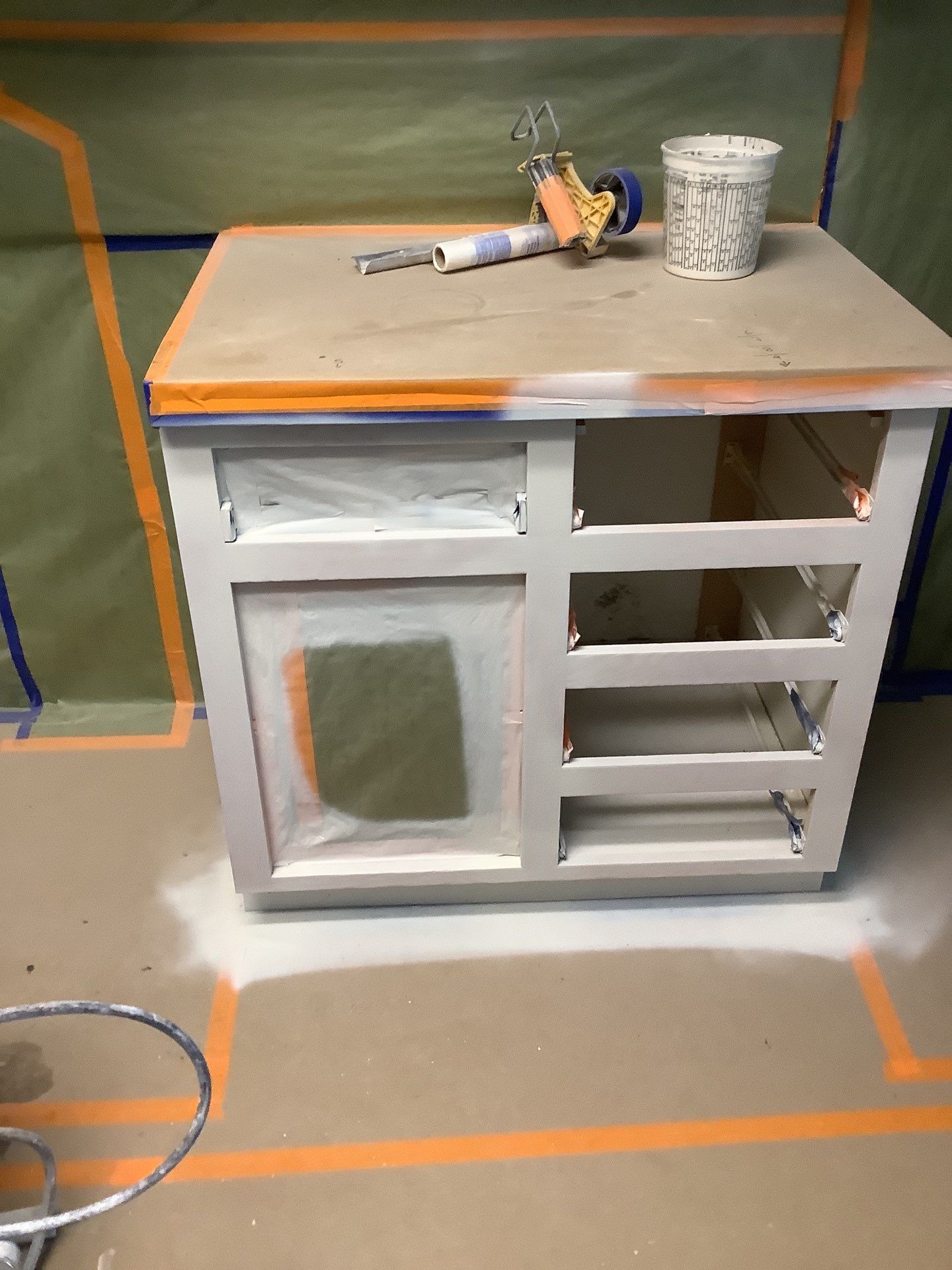 Cabinet Painting in Modesto California by Lancaster Painting