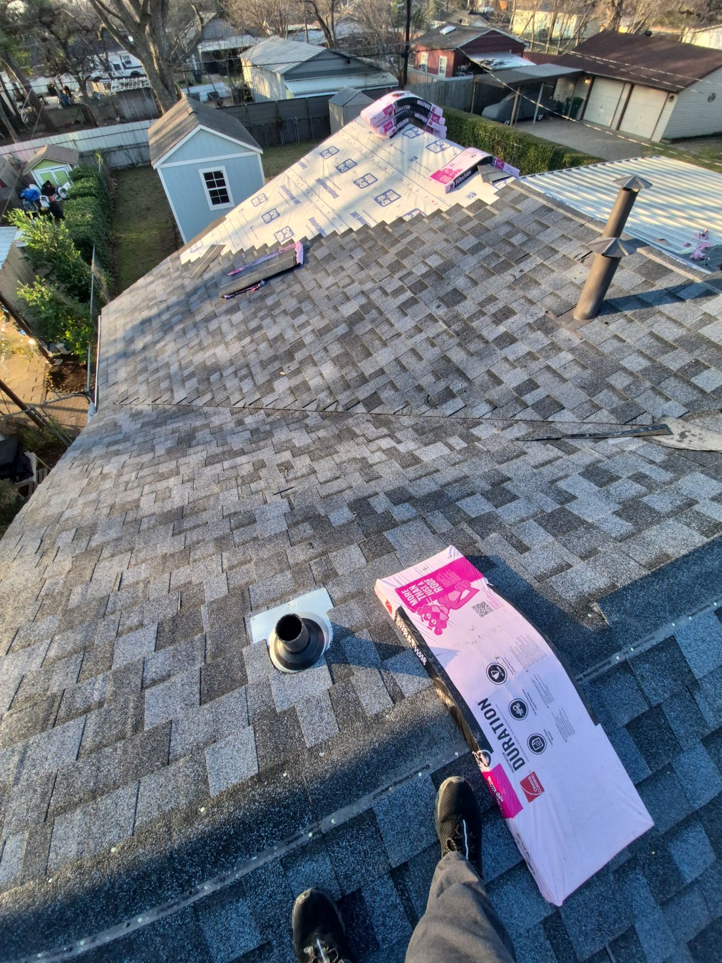 Owens Corning Duration Harbor blue, New Decking!!! by Becker Roofing and Exteriors