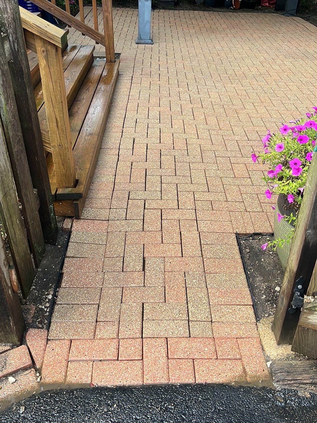 Brick paver clean, sand and seal. using Surebond SB-1300 by Northern Power Washing LLC.