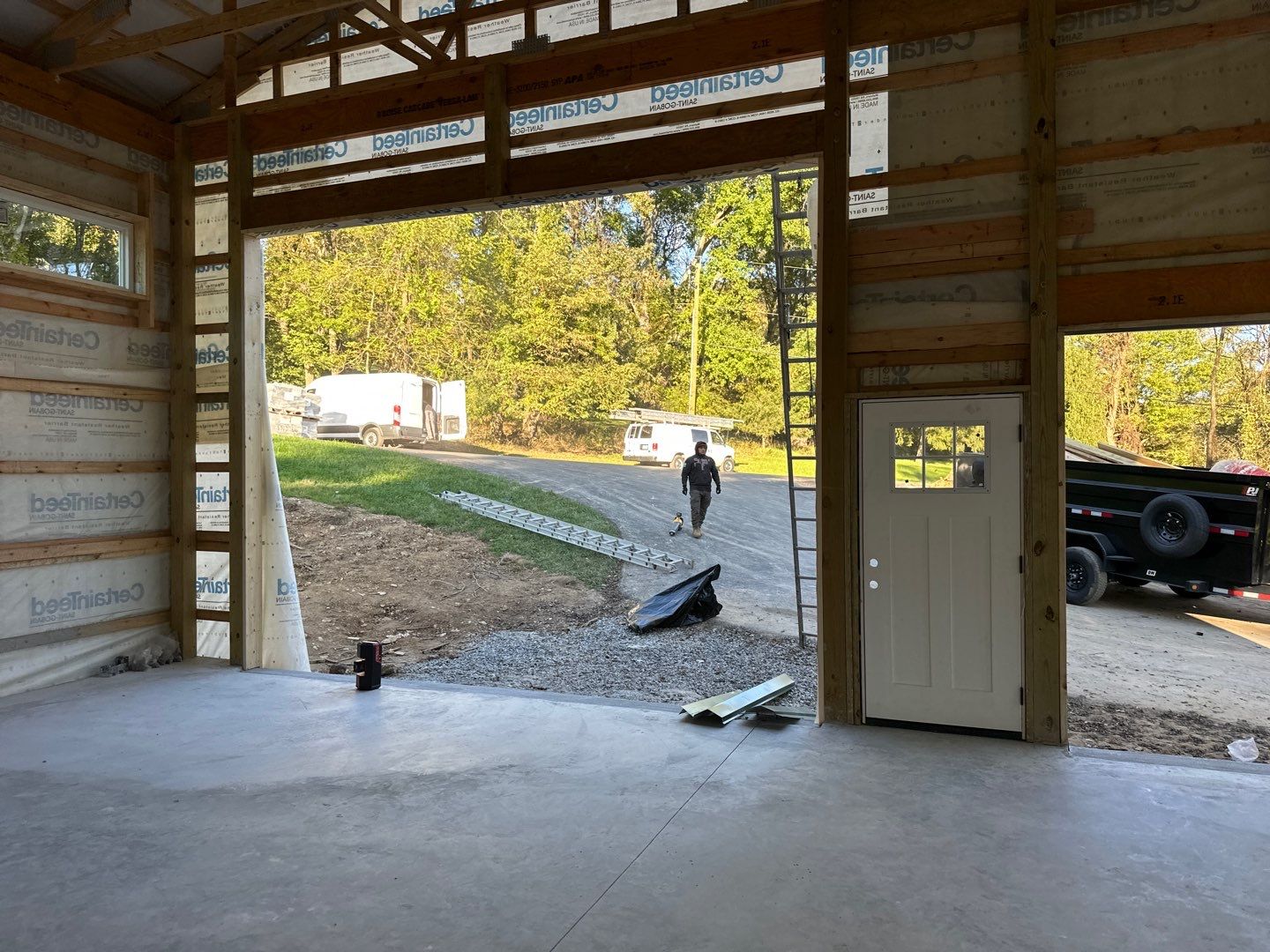 Large Garage Build by Bec Construction Llc