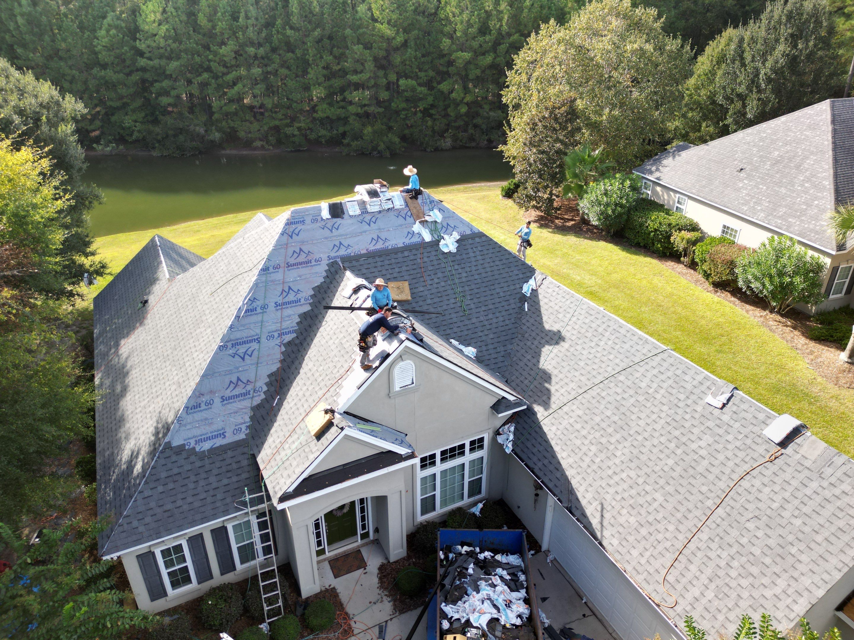 Residential Roofing Installation using Atlas Pinnacle Pristine Pewter by Talya Roofing