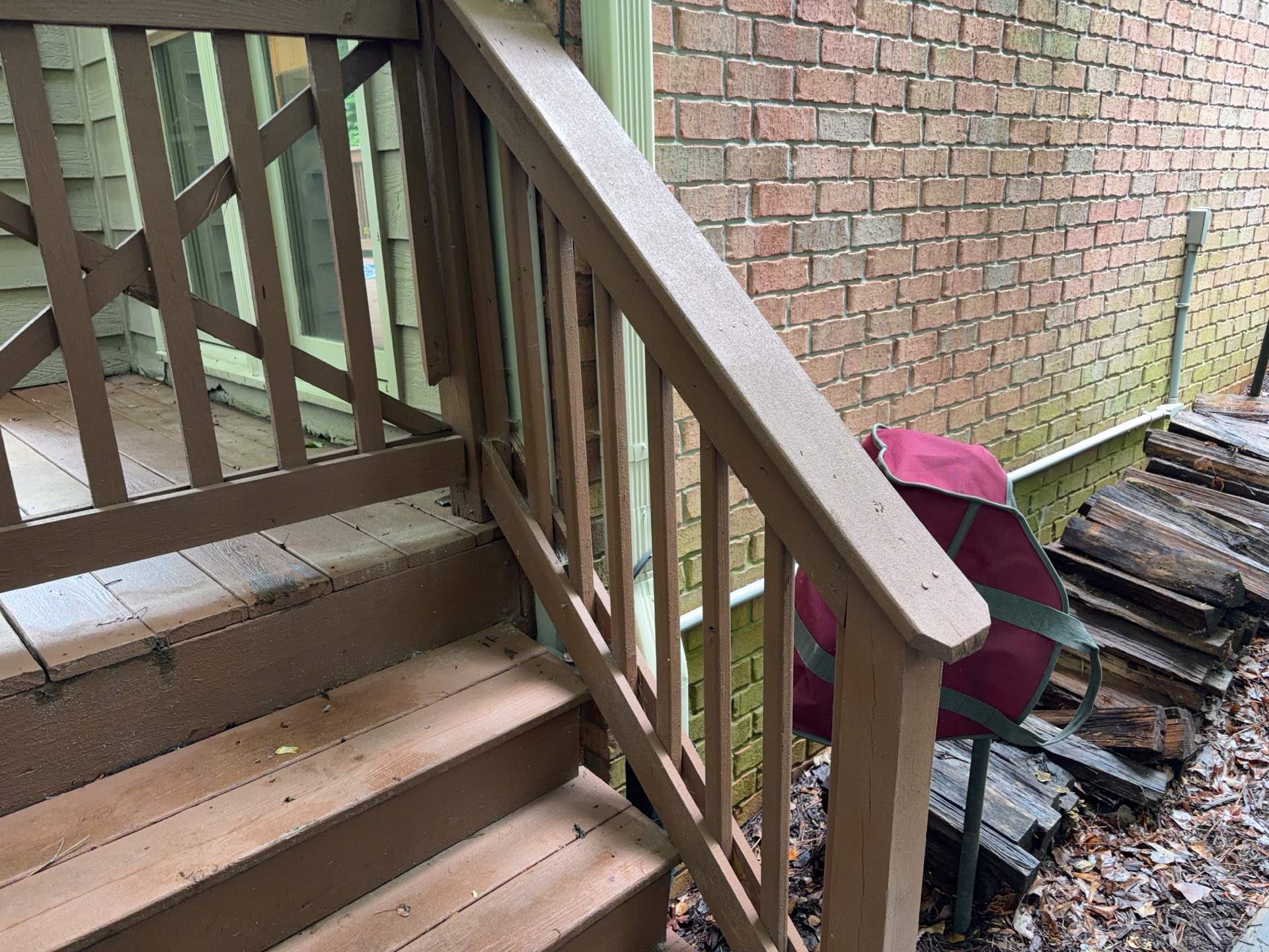 Full James Hardie Siding Replacement and Trex Deck Resurface in the Saddle Color by Nelson Exteriors 