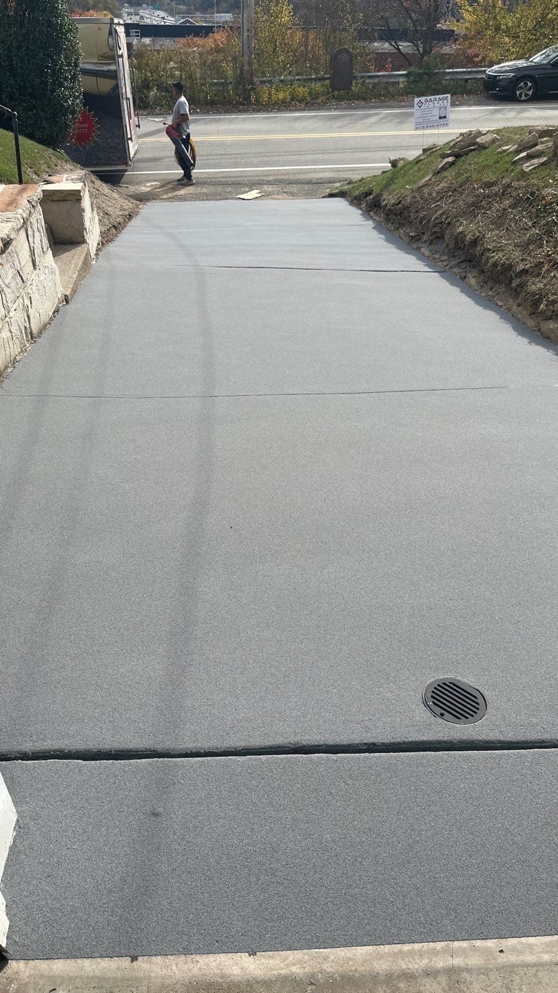 Driveway Project in Pittsburgh by Floors in a Day, Inc