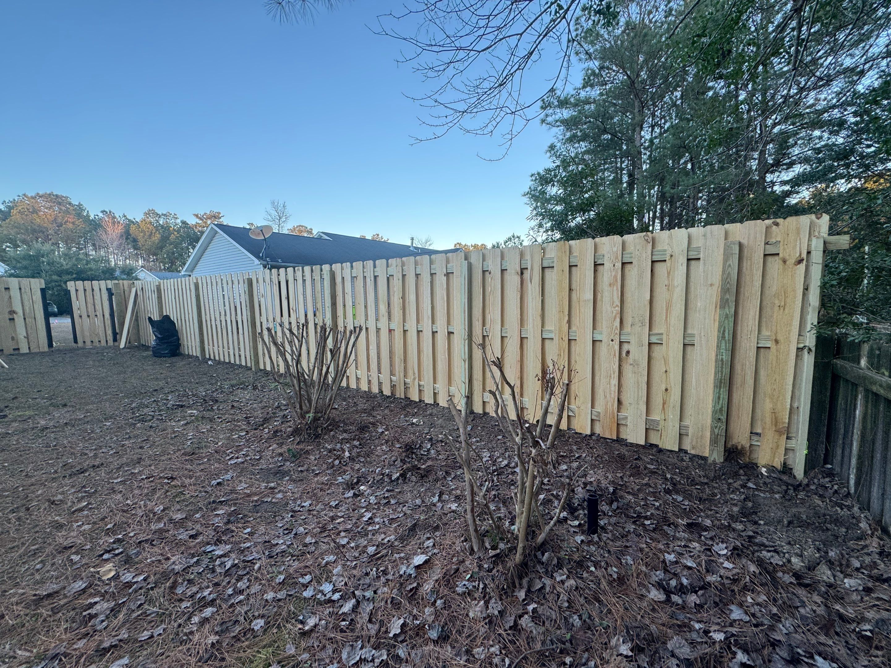 Project in New Bern by Superior Fence and Rail