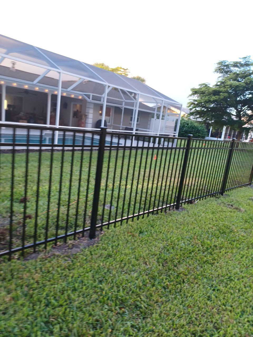 Sarasota, FL 4 ft. Tall 3-Rail Black Aluminum  by Asap fence and gates, LLC