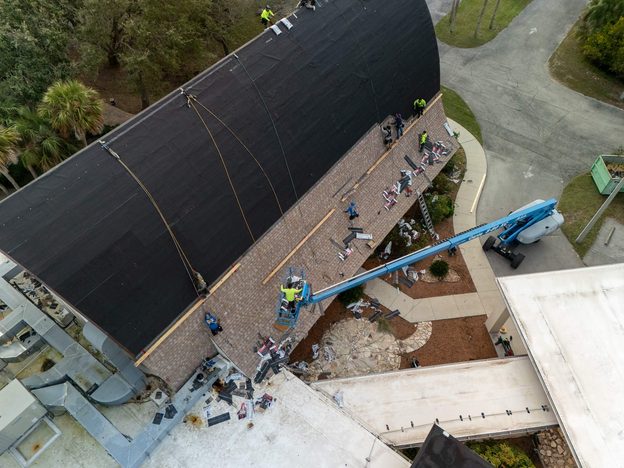 Multi-Surface Roof Replacement for Local Church in Cocoa Beach, Florida by Wiedmann Construction & Roofing