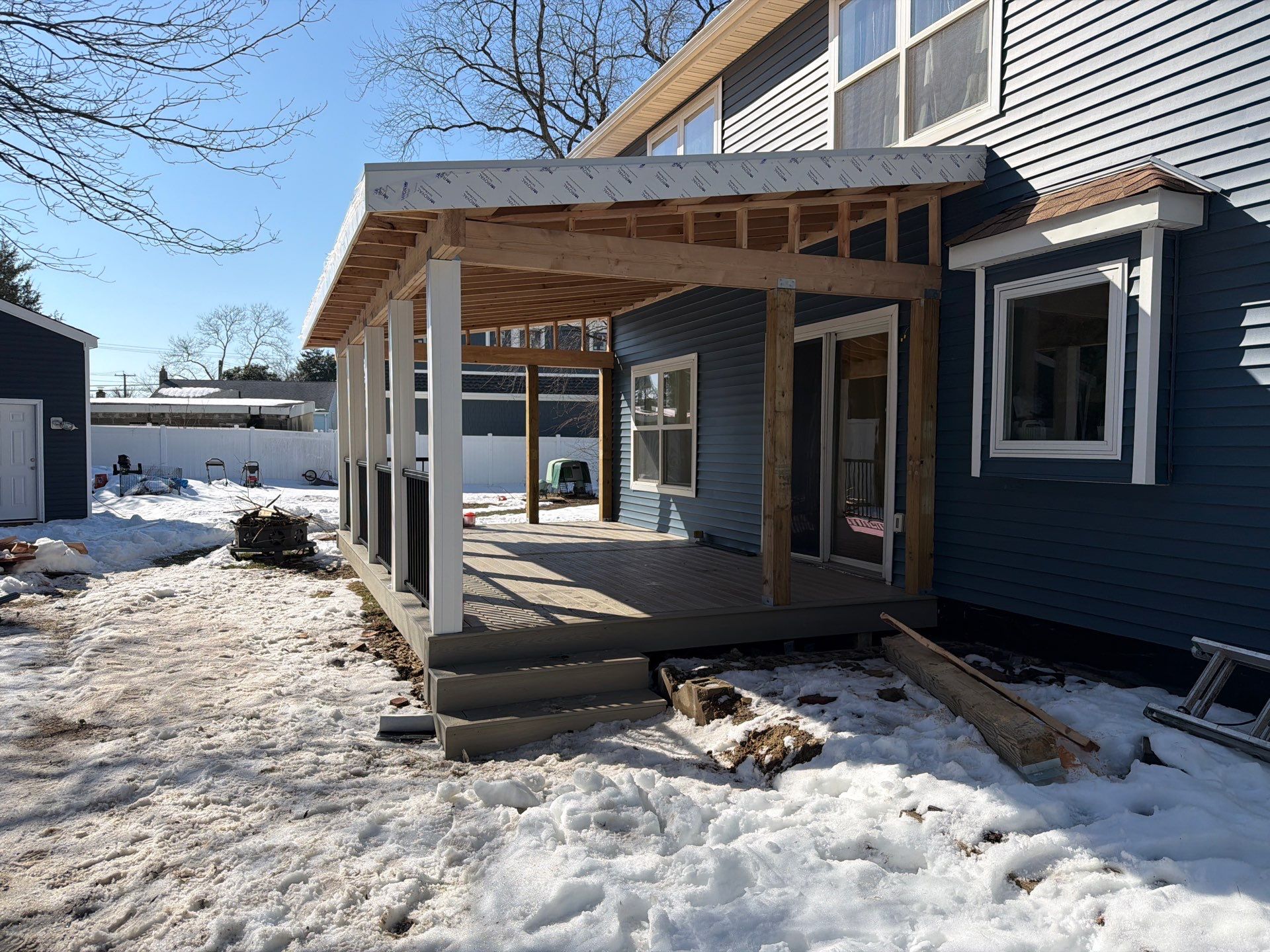 New Deck Porch In Keport by deck guardian