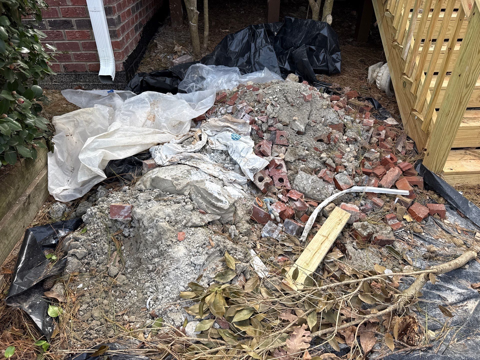 Project in Charlotte by Badger Hauling